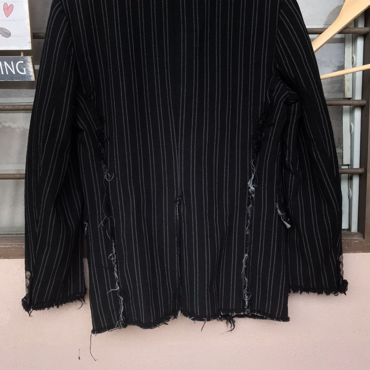Pierre Balmain Pierre Balmain trashed distressed jacket slimfit Size US M / EU 48-50 / 2 - 9 Thumbnail
