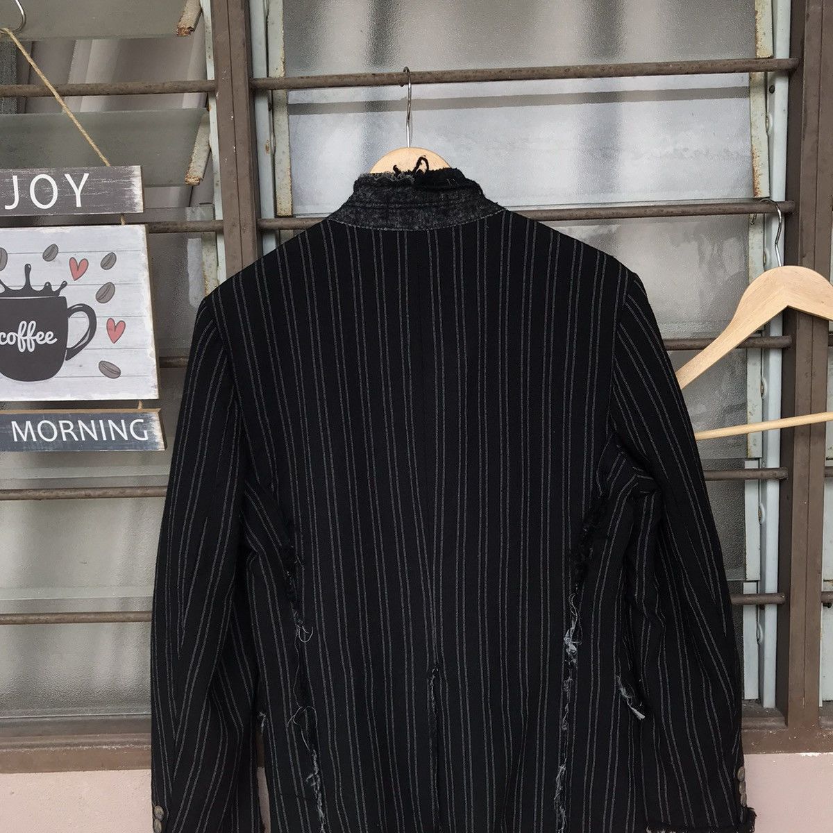 Pierre Balmain Pierre Balmain trashed distressed jacket slimfit Size US M / EU 48-50 / 2 - 8 Thumbnail
