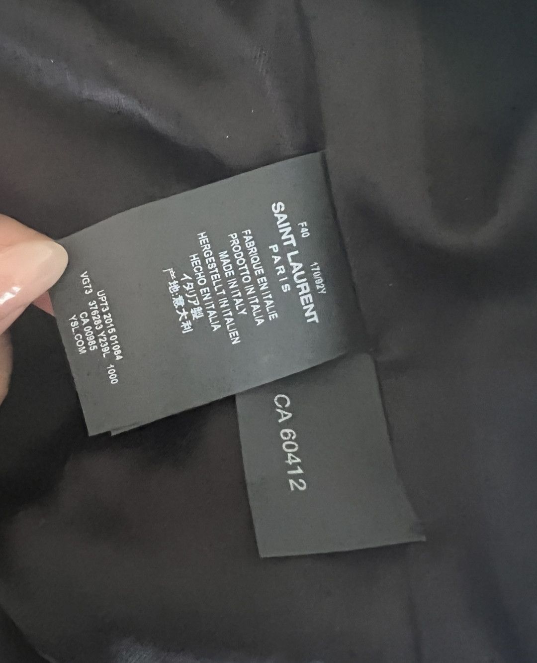 Saint Laurent Paris saint laurent black baseball jacket Size M / US 6-8 / IT 42-44 - 5 Thumbnail