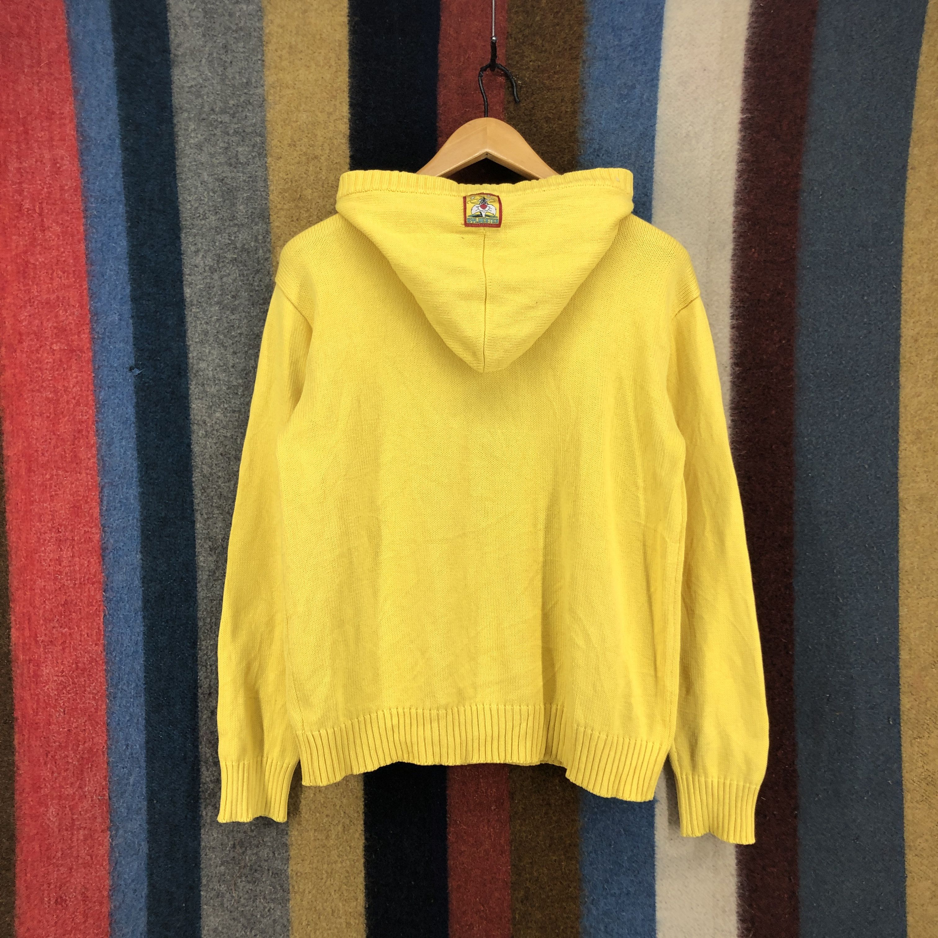 Cartoon Network Y2K Vintage LOONEY TUNES Sylvester Knit Hoodie #0673/AC Size US S / EU 44-46 / 1 - 8 Thumbnail