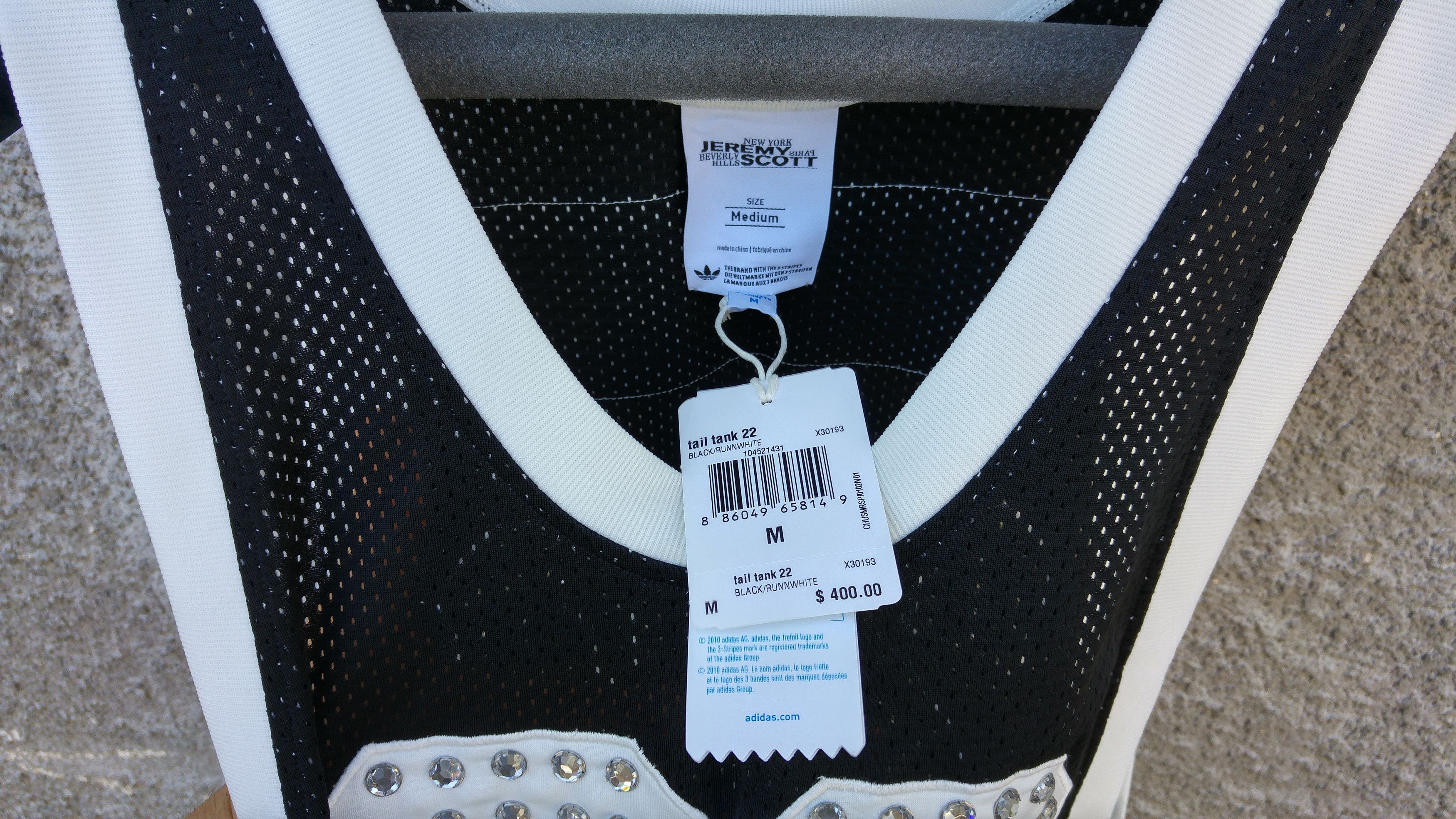 Adidas × Jeremy Scott Adidas Originals Jeremy Scott Studded Tail Tank Top Jersey Size US M / EU 48-50 / 2 - 10 Thumbnail
