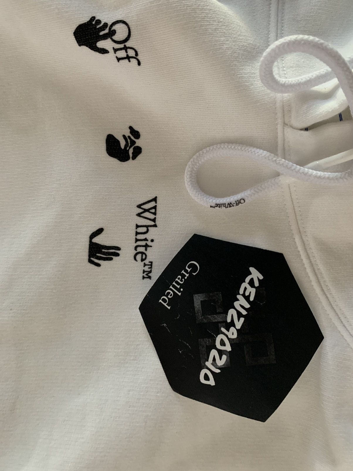 Off-White Off White Black Paint Splatter Hoodie Size US L / EU 52-54 / 3 - 3 Thumbnail