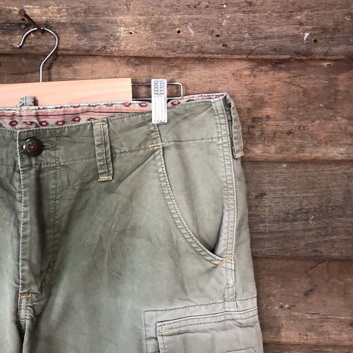 Edwin Edwin faded Green multipocket tactical Cargo Pants #6916 Size US 33 - 5 Thumbnail