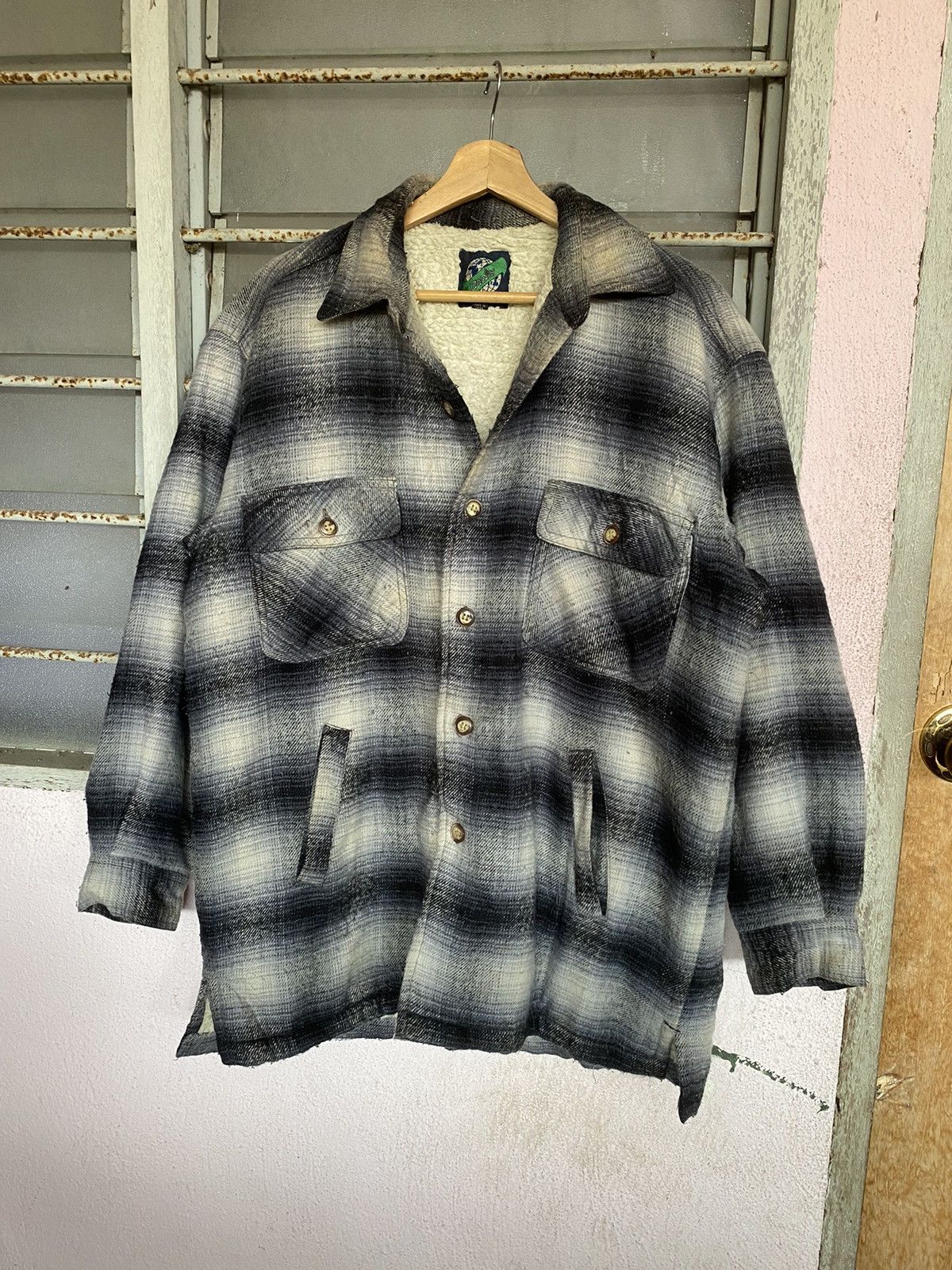 Other Andlo Shadow Plaid Sherpa Flannel Size US M / EU 48-50 / 2 - 5 Thumbnail