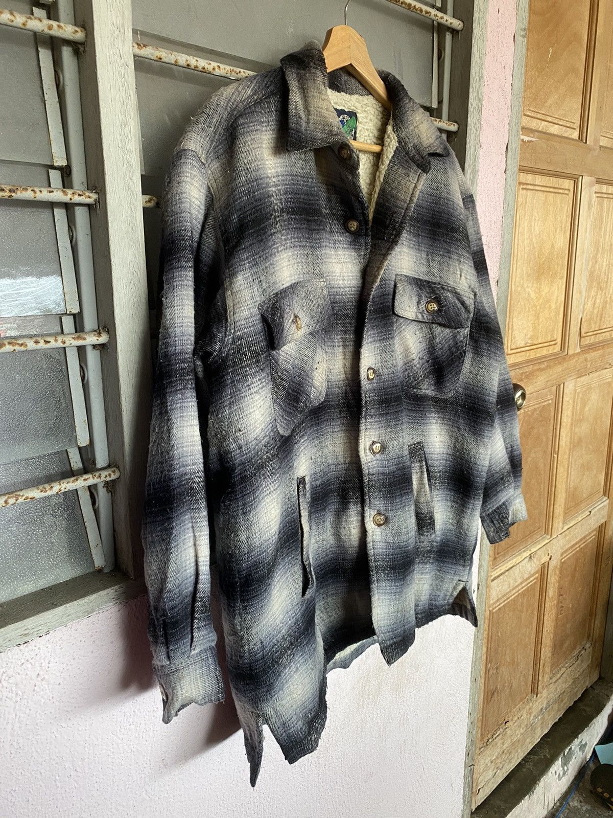 Other Andlo Shadow Plaid Sherpa Flannel Size US M / EU 48-50 / 2 - 4 Thumbnail