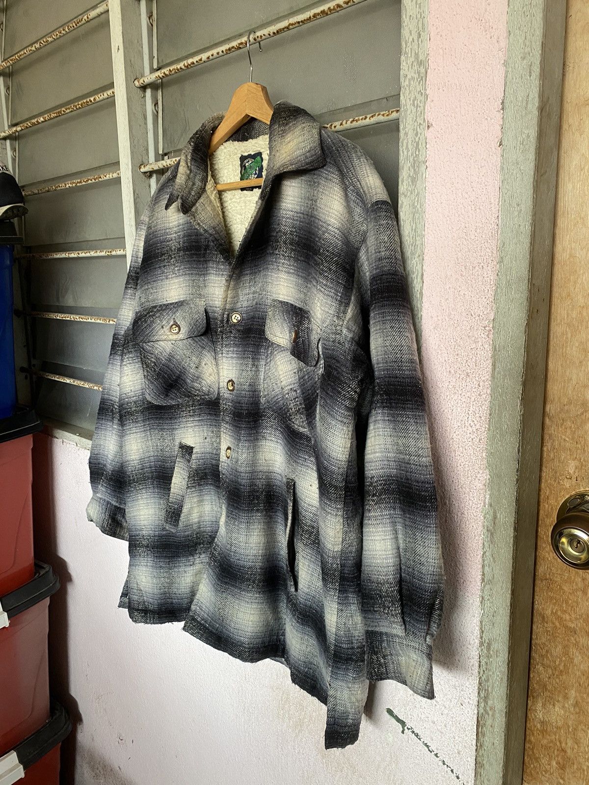 Other Andlo Shadow Plaid Sherpa Flannel Size US M / EU 48-50 / 2 - 3 Thumbnail