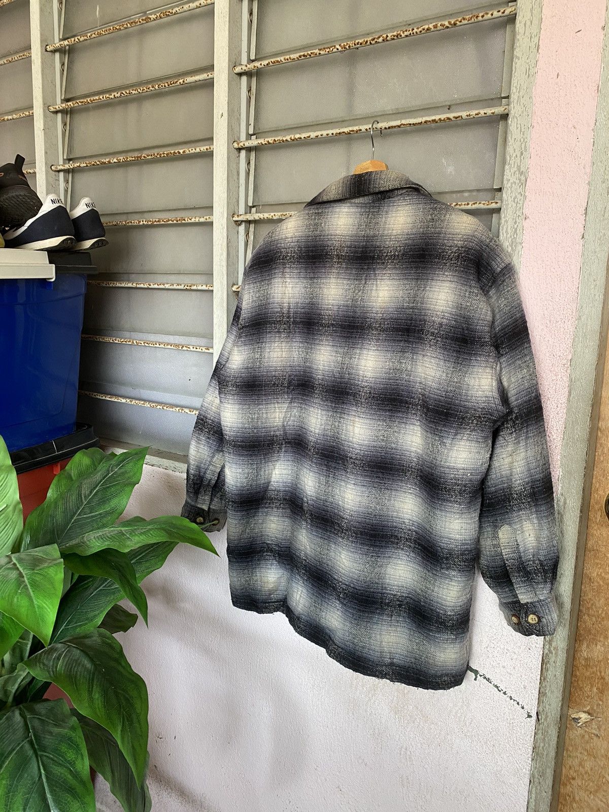 Other Andlo Shadow Plaid Sherpa Flannel Size US M / EU 48-50 / 2 - 2 Thumbnail