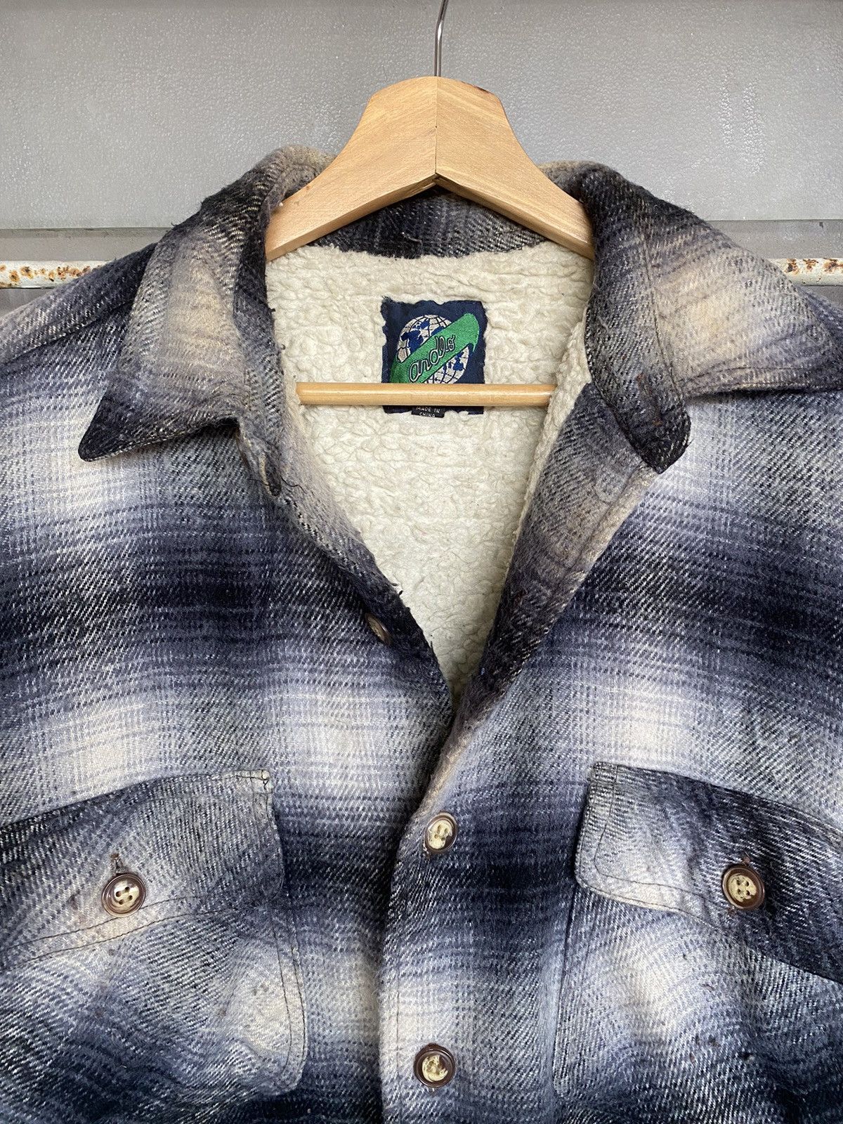 Other Andlo Shadow Plaid Sherpa Flannel Size US M / EU 48-50 / 2 - 6 Thumbnail