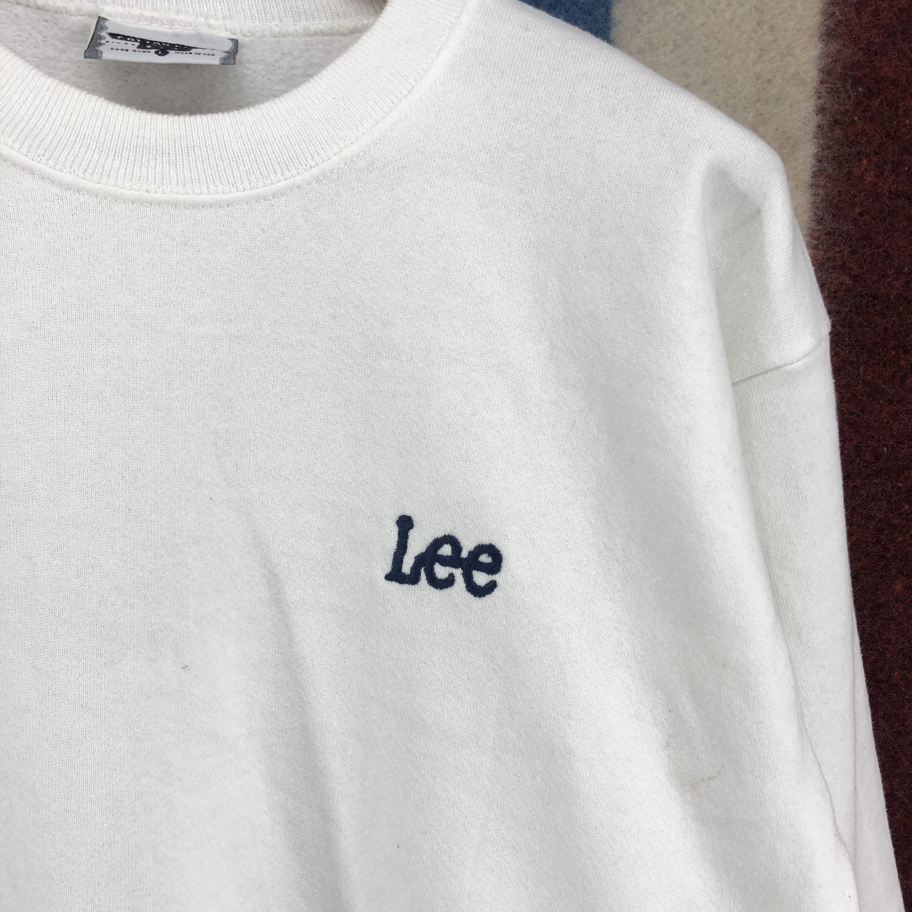 Lee 90s Vintage LEE Crew Neck Sweatshirt #0043-02 Size US M / EU 48-50 / 2 - 2 Thumbnail