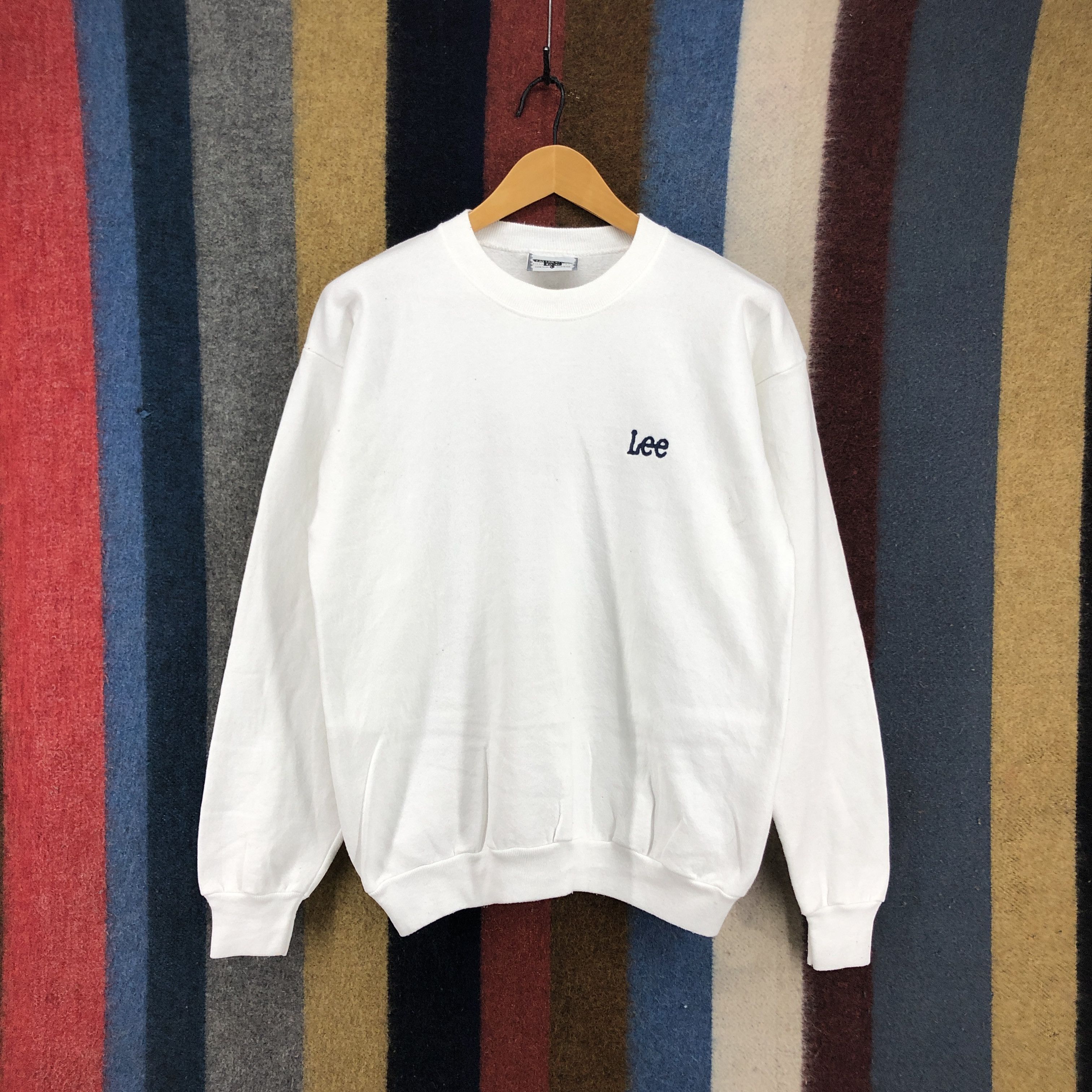 Lee 90s Vintage LEE Crew Neck Sweatshirt #0043-02 Size US M / EU 48-50 / 2 - 1 Thumbnail