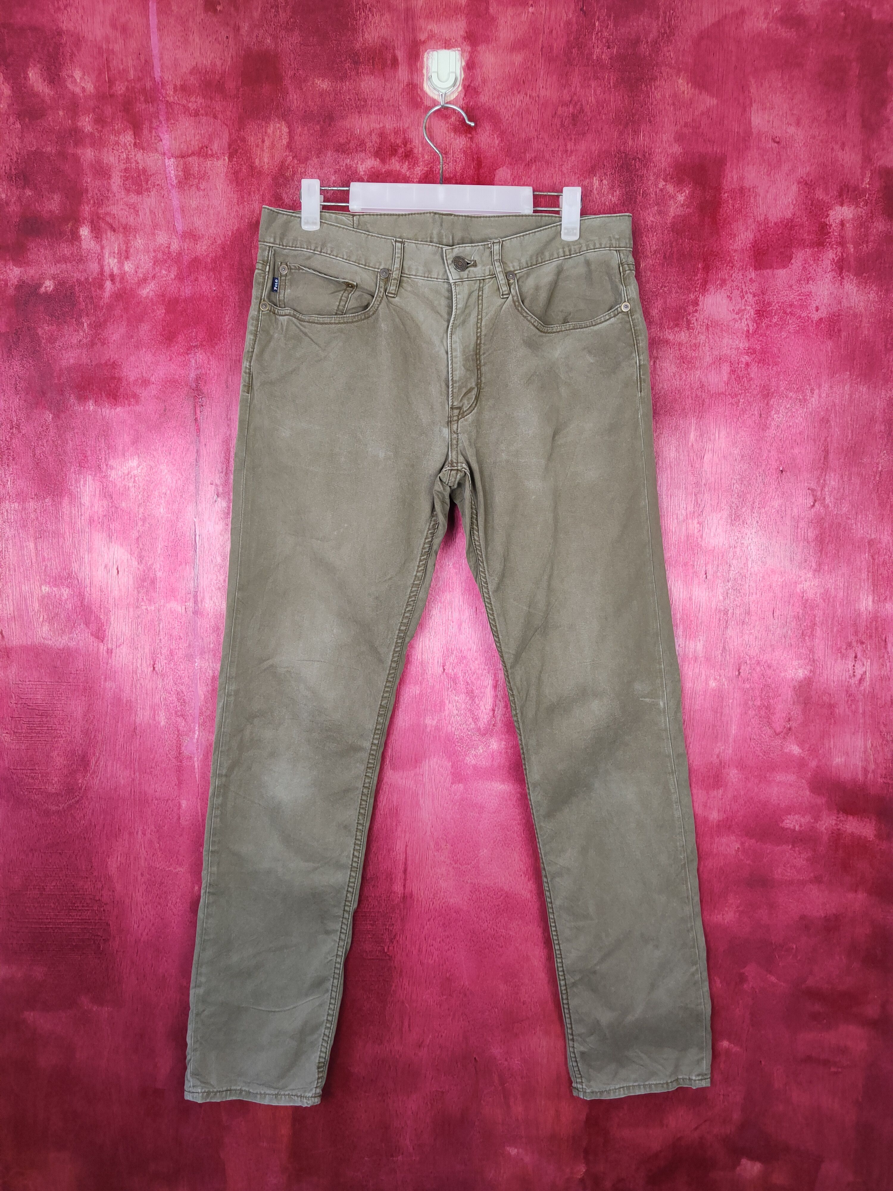 image of Polo Ralph Laurent Casual Cargo Pants 4907 in Green Brown, Men's (Size 31)