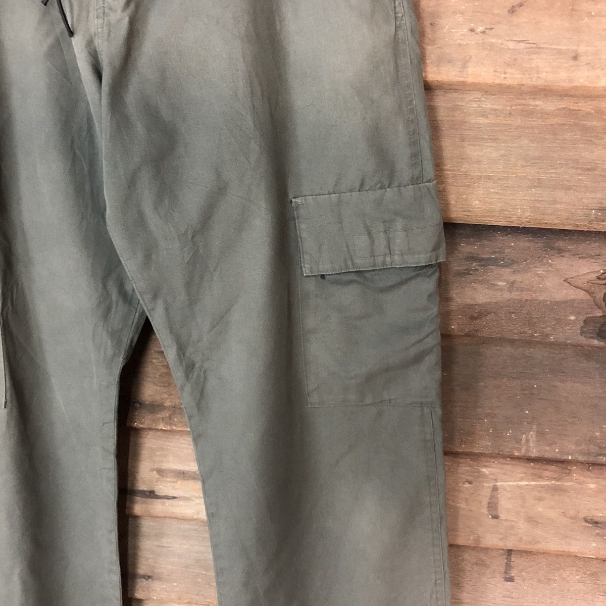 Faded Glory × Japanese Brand × Vintage Japanese Brand faded Green Cargo Pants #6899 Size US 32 / EU 48 - 7 Thumbnail
