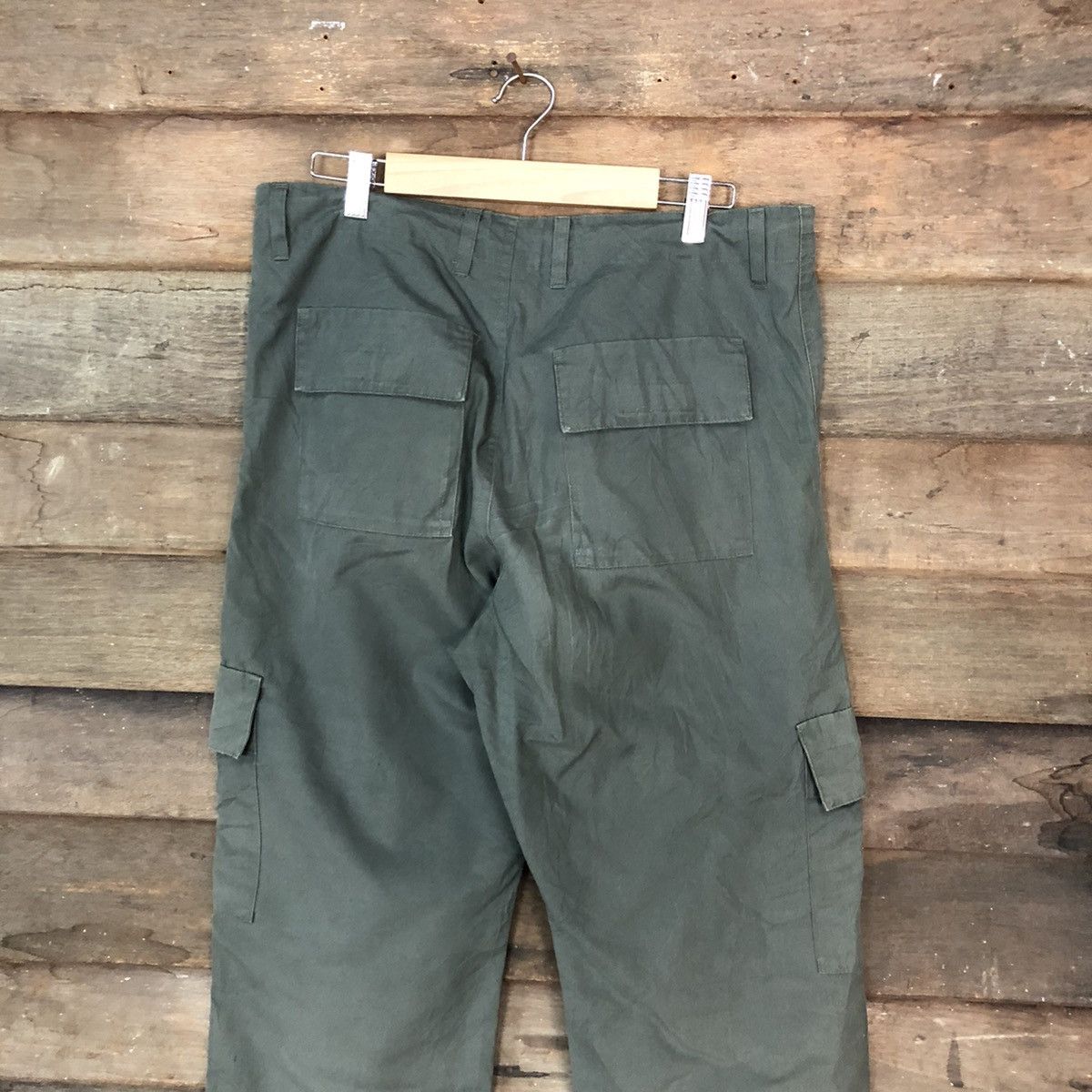 Faded Glory × Japanese Brand × Vintage Japanese Brand faded Green Cargo Pants #6899 Size US 32 / EU 48 - 11 Thumbnail