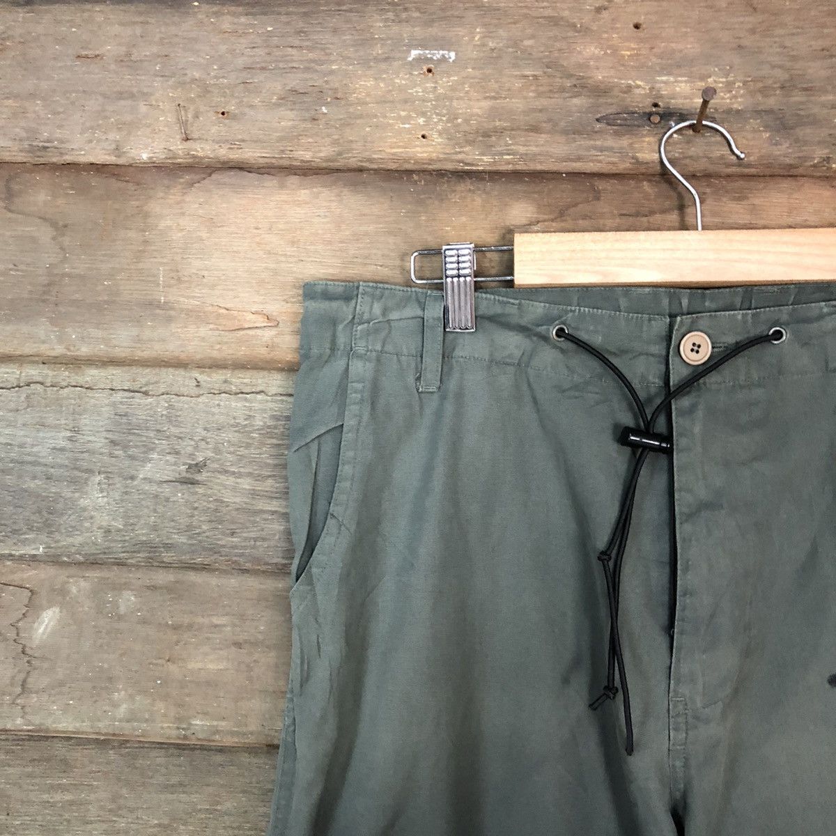 Faded Glory × Japanese Brand × Vintage Japanese Brand faded Green Cargo Pants #6899 Size US 32 / EU 48 - 4 Thumbnail