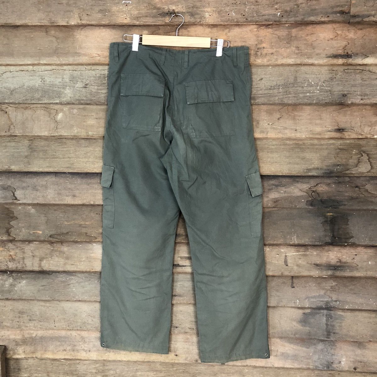 Faded Glory × Japanese Brand × Vintage Japanese Brand faded Green Cargo Pants #6899 Size US 32 / EU 48 - 10 Thumbnail