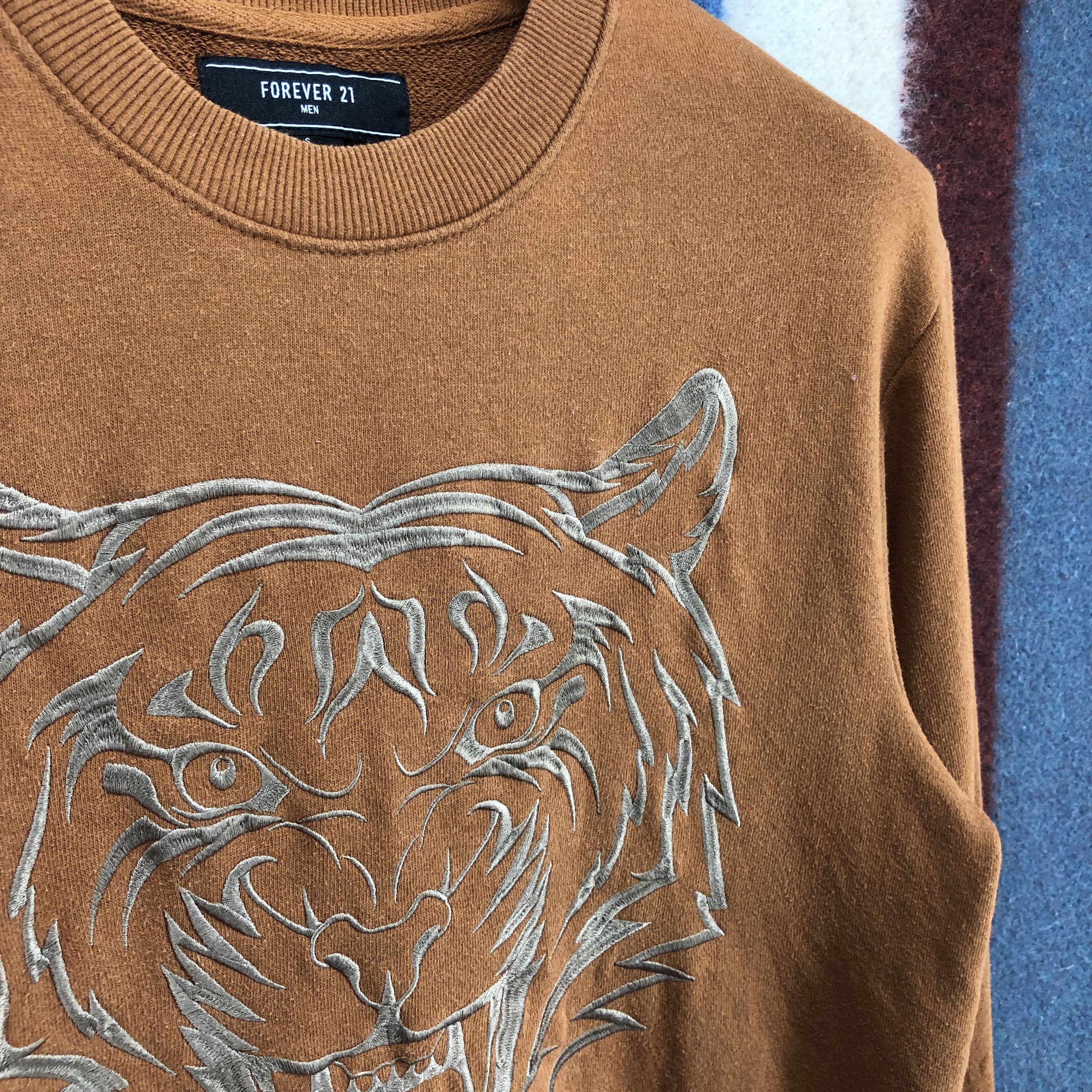 Forever 21 Tiger by FOREVER 21 Crew Neck Sweatshirt #0587/Y Size US S / EU 44-46 / 1 - 4 Thumbnail