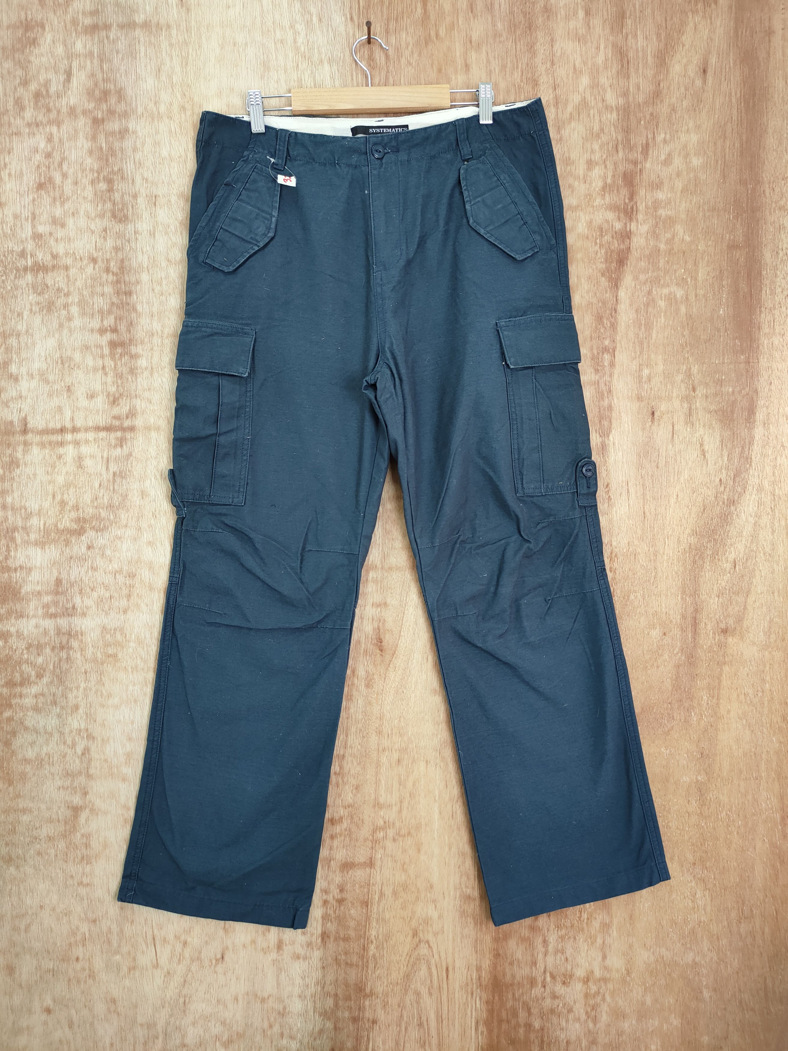 image of Vintage Japan Blue Multipocket Tactical Cargo Pants 321, Men's (Size 33)