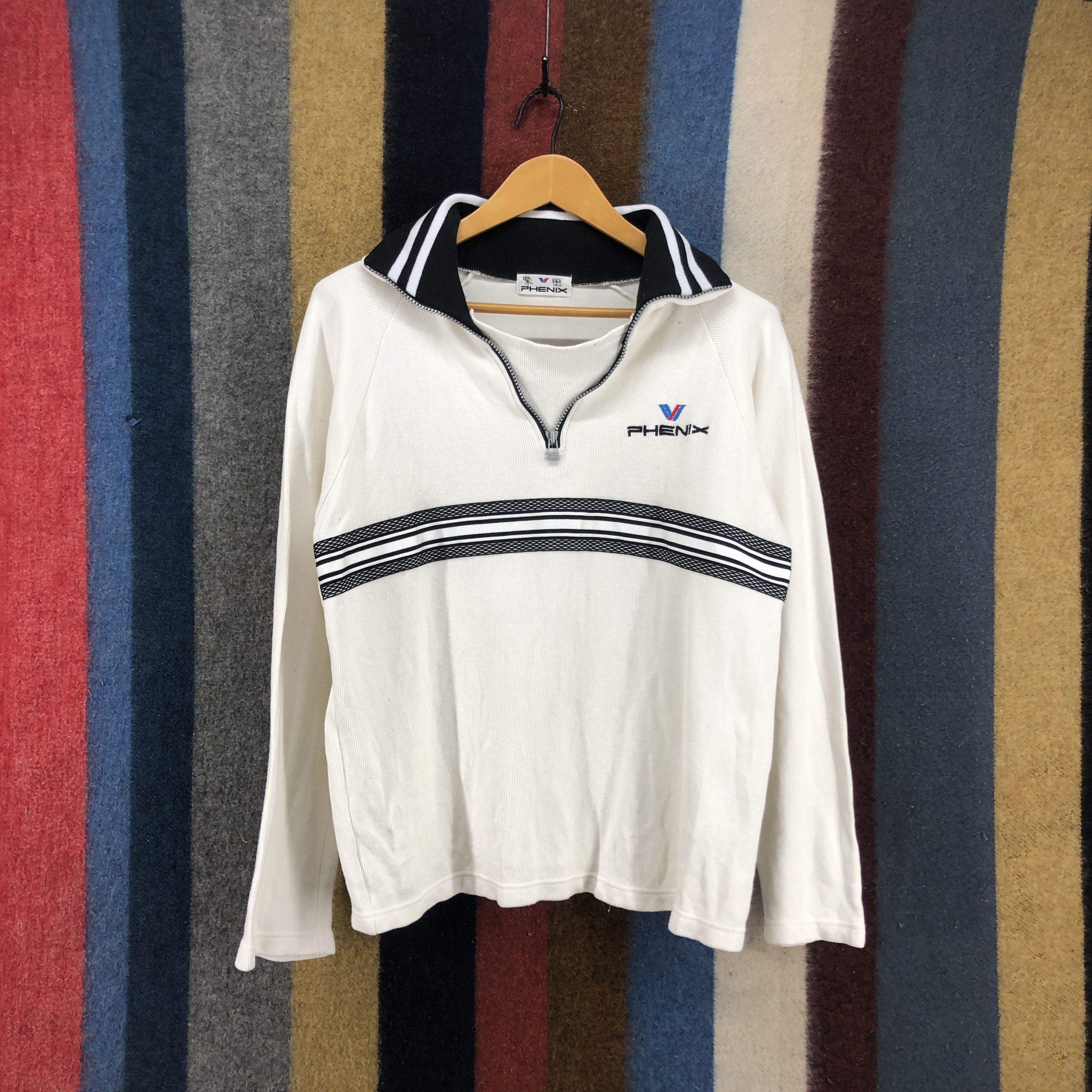 Japanese Brand PHENIX Oldschool Zip Ups Sweatshirt #0715/AE Size US S / EU 44-46 / 1 - 1 Thumbnail