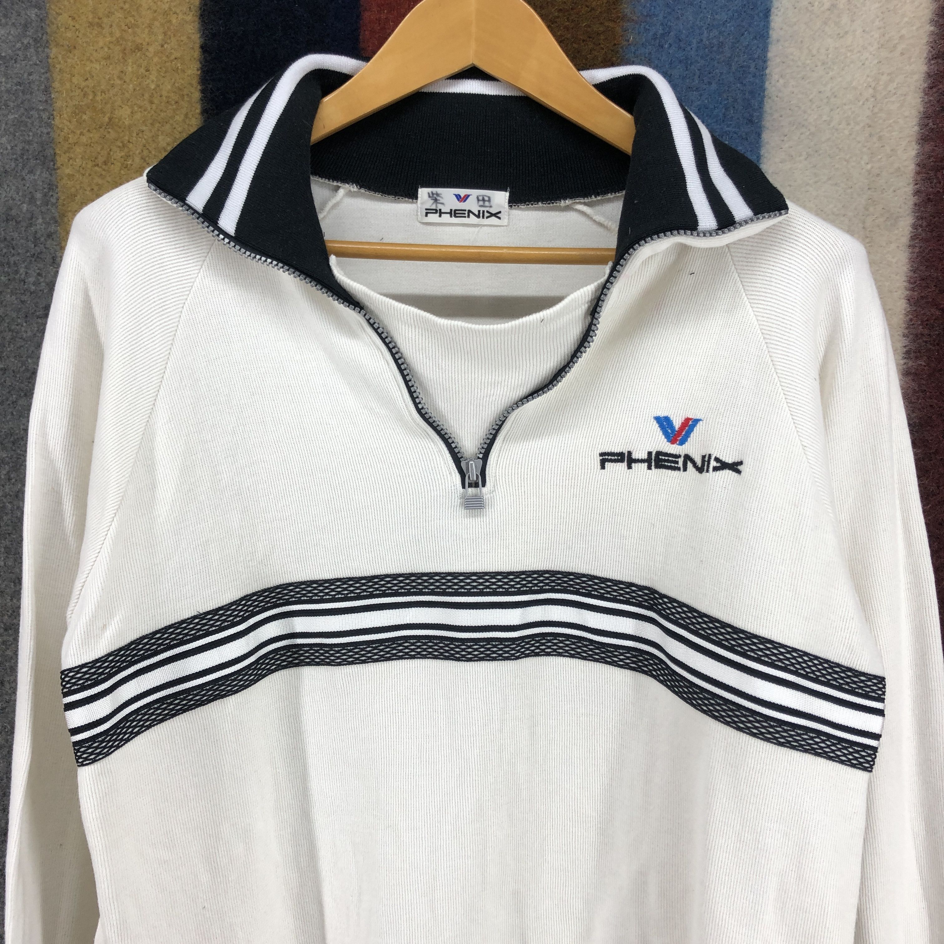 Japanese Brand PHENIX Oldschool Zip Ups Sweatshirt #0715/AE Size US S / EU 44-46 / 1 - 2 Thumbnail