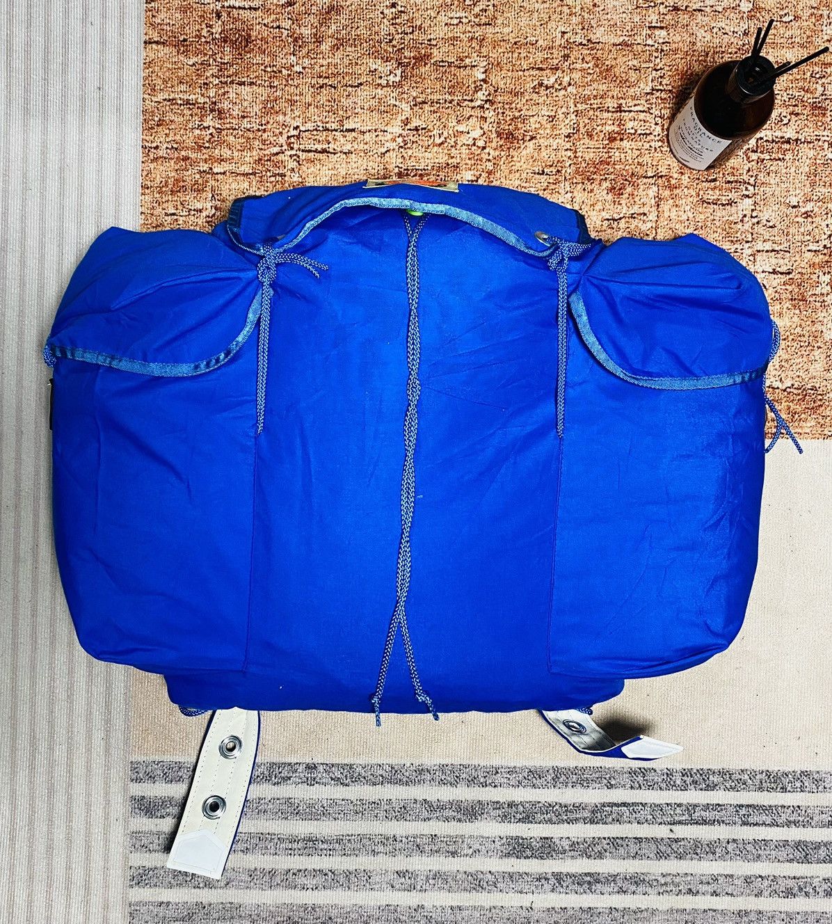 image of Backpack x Mizuno Vintage Mizuno Rucksack Hiking Camping in Blue, Men's