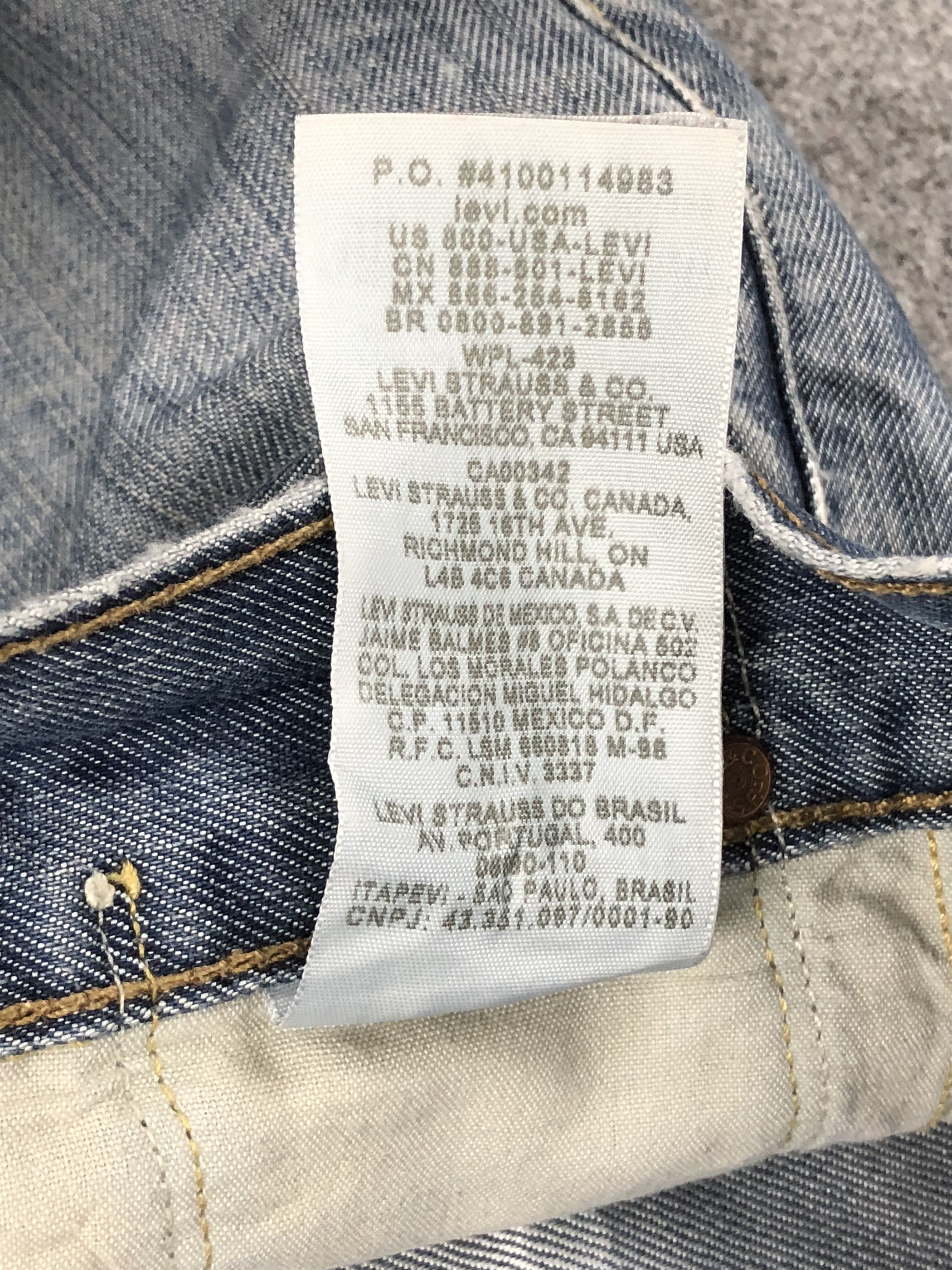 Levi's Vintage Levis 514 Denim DP1365 Size US 29 - 8 Thumbnail