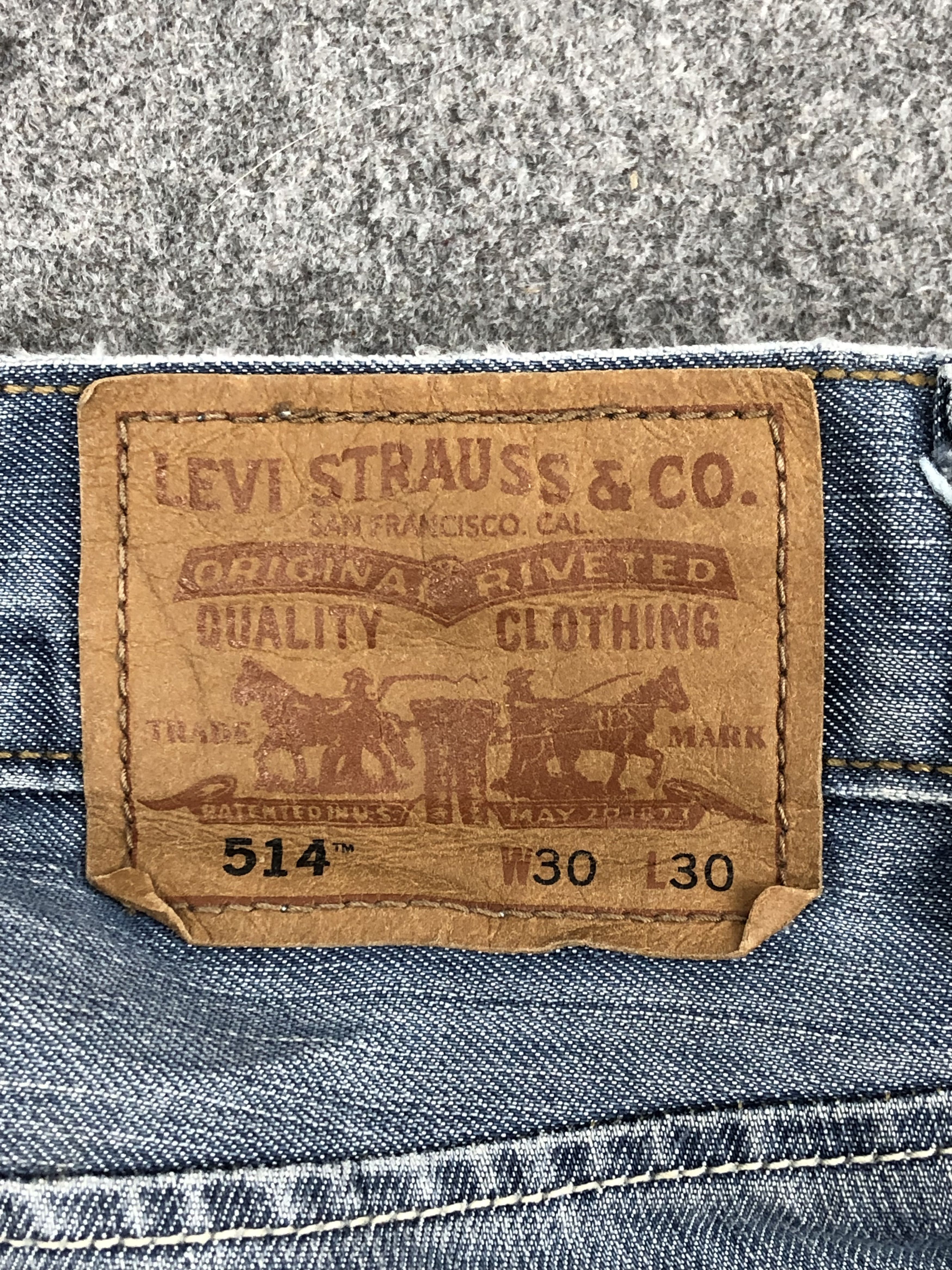 Levi's Vintage Levis 514 Denim DP1365 Size US 29 - 5 Thumbnail