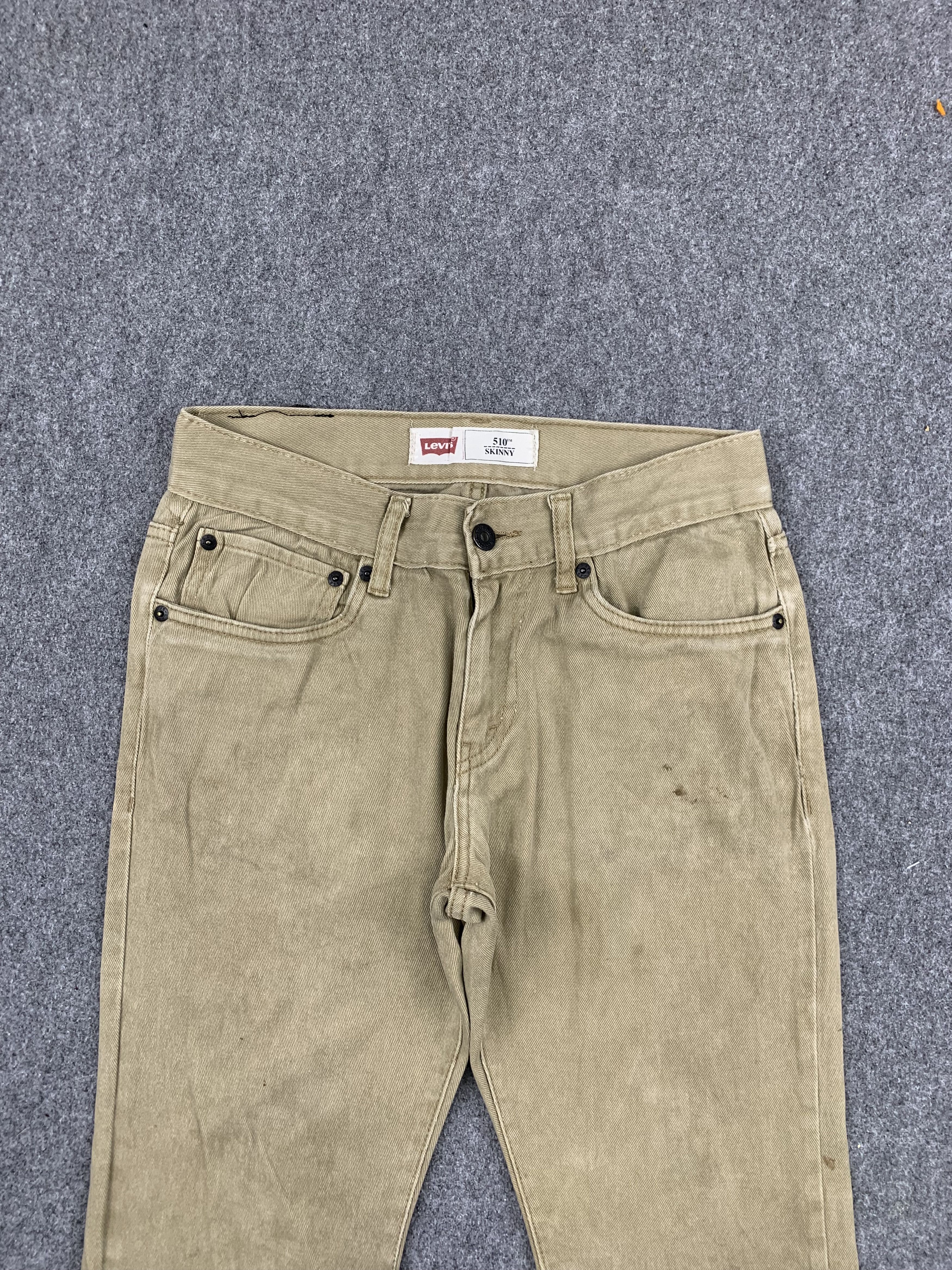 Levi's Vintage Levis 510 Skinny Jeans 29x28 DP1807 Size US 29 - 2 Thumbnail
