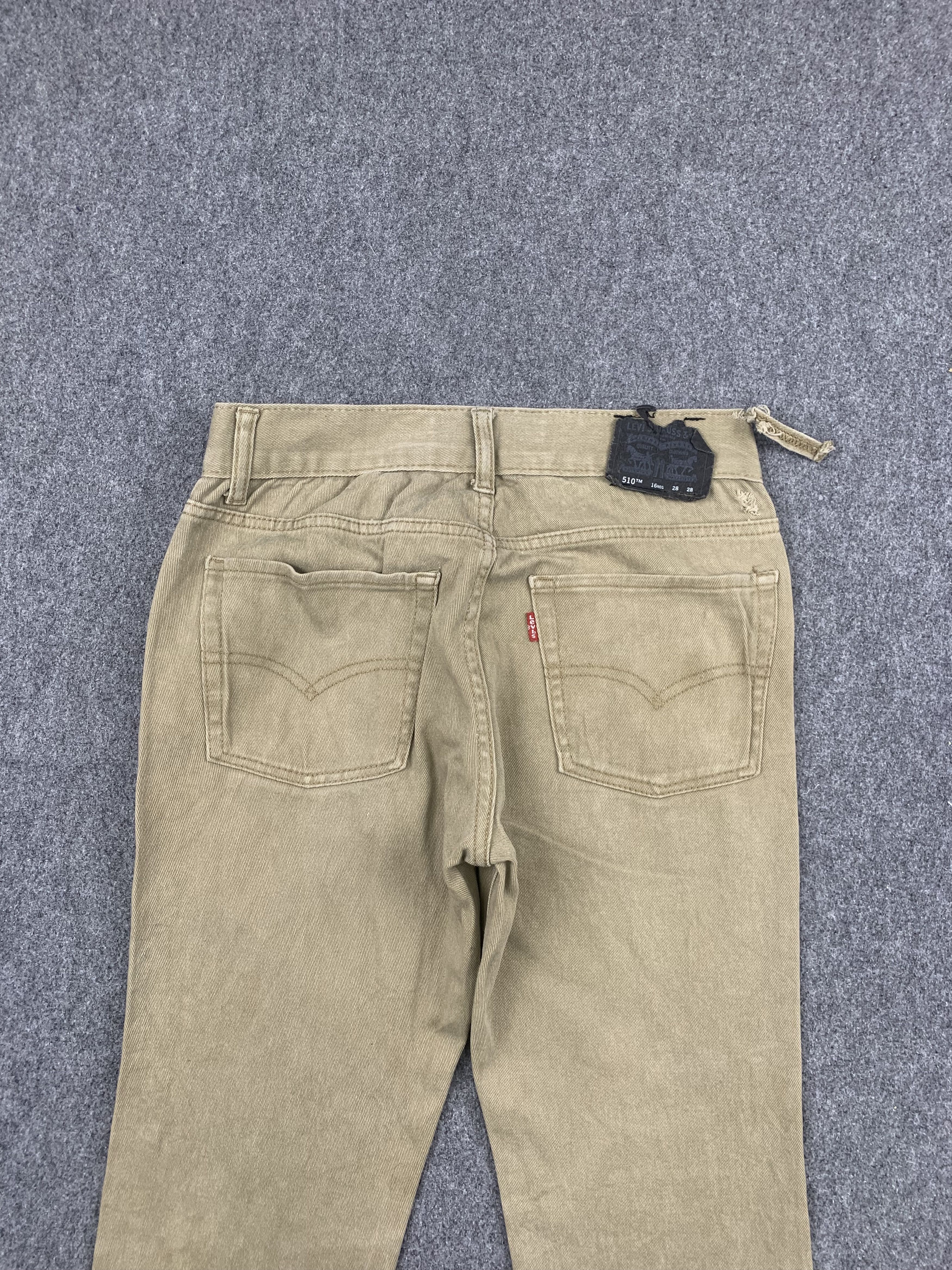Levi's Vintage Levis 510 Skinny Jeans 29x28 DP1807 Size US 29 - 4 Thumbnail