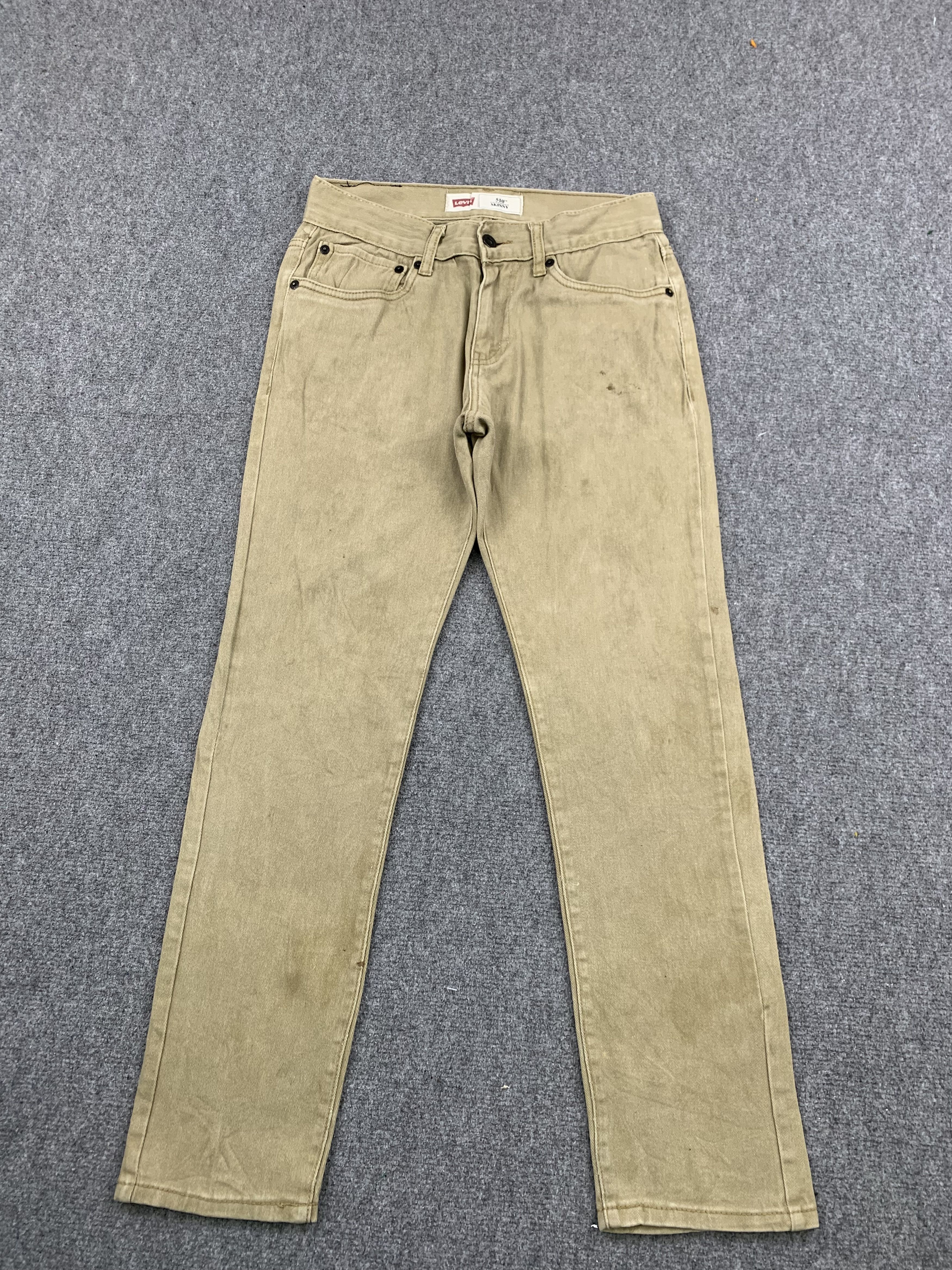 image of Levis 510 Skinny Jeans 29X28 in Brown, Men's