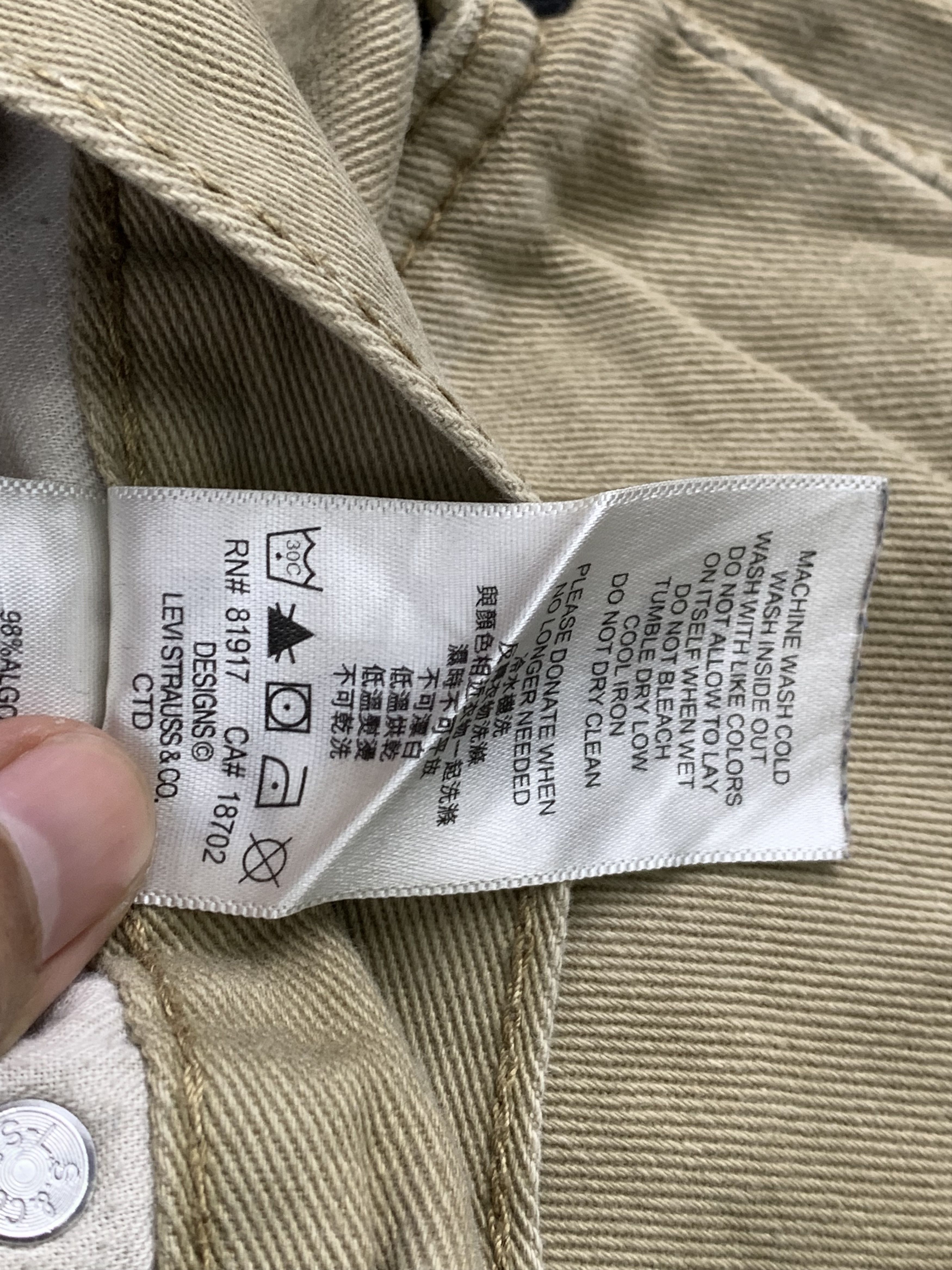 Levi's Vintage Levis 510 Skinny Jeans 29x28 DP1807 Size US 29 - 10 Thumbnail
