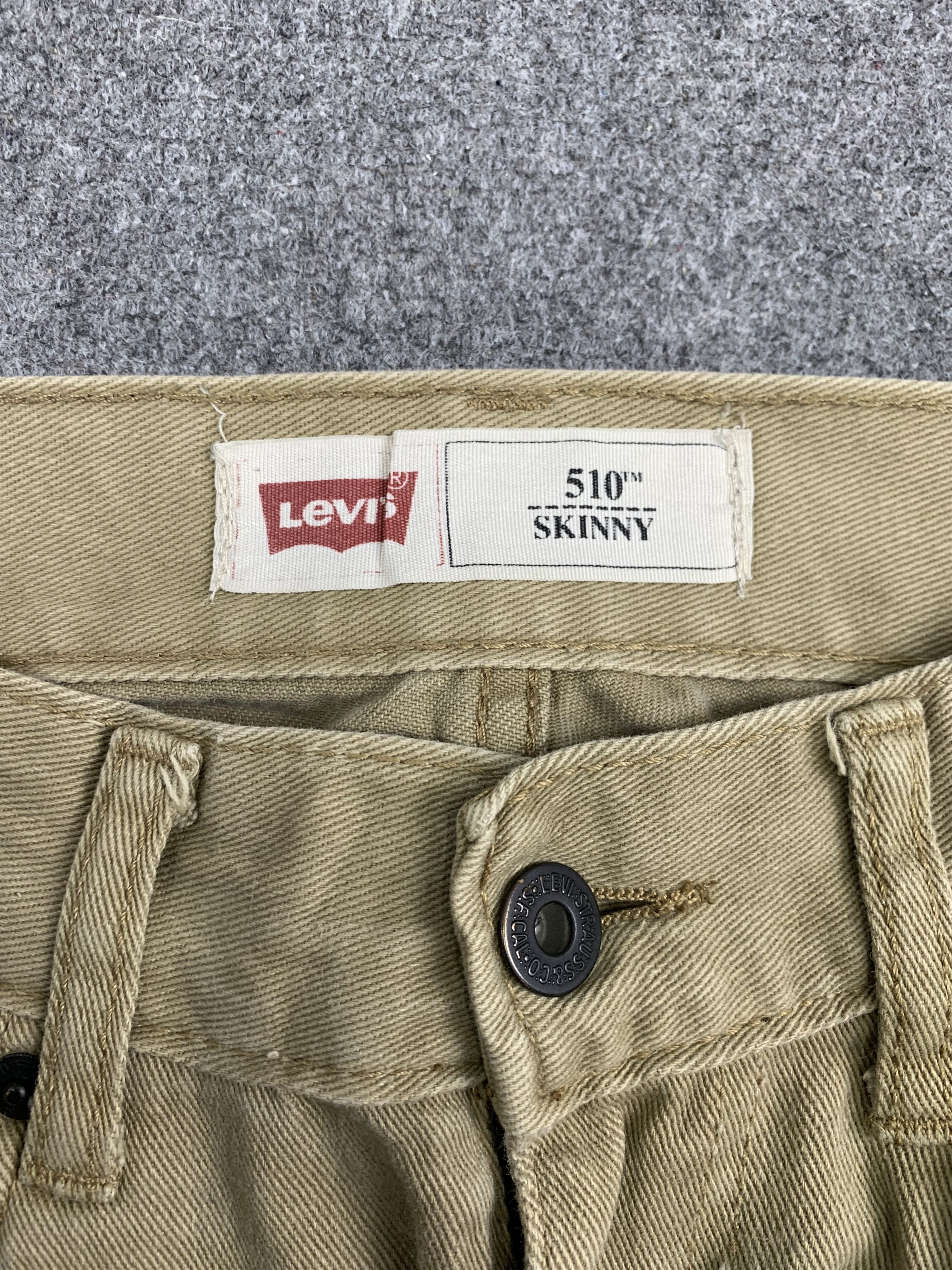 Levi's Vintage Levis 510 Skinny Jeans 29x28 DP1807 Size US 29 - 7 Thumbnail