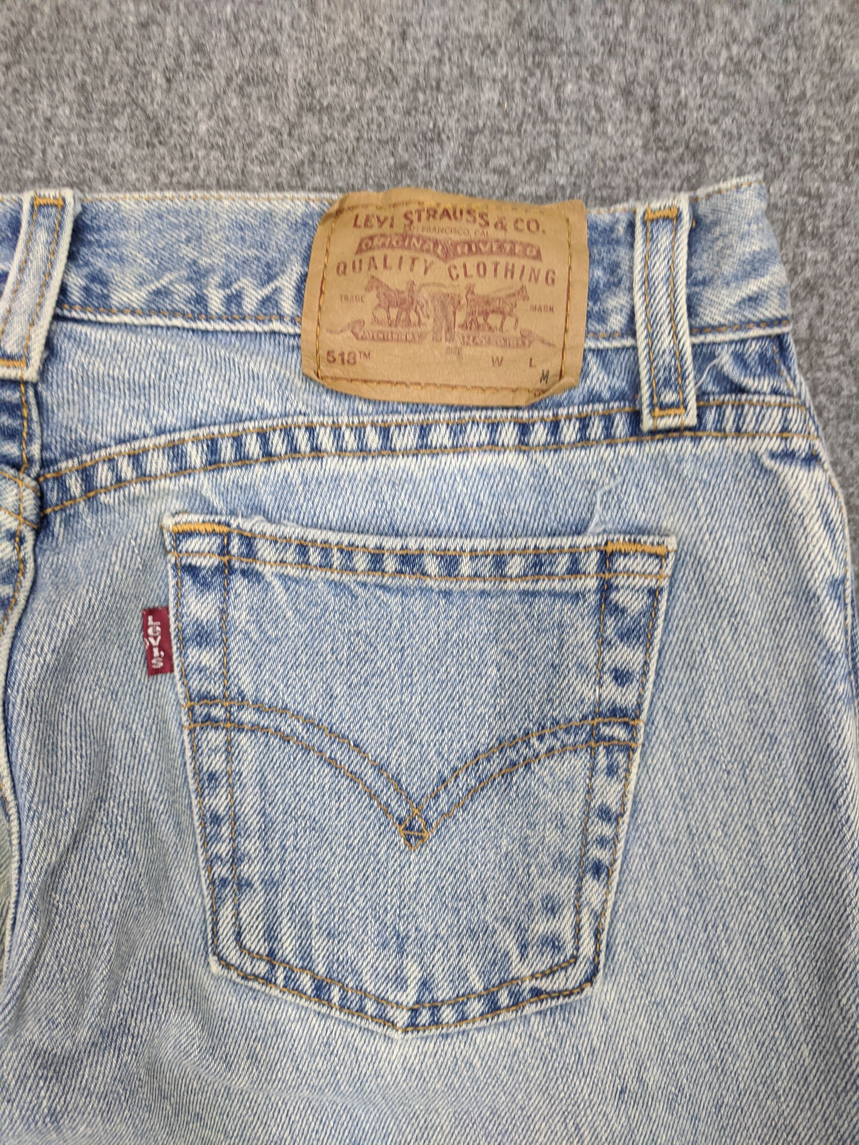 Levi's Vintage Levis 518 Jeans DP1016 Size US 29 - 11 Thumbnail