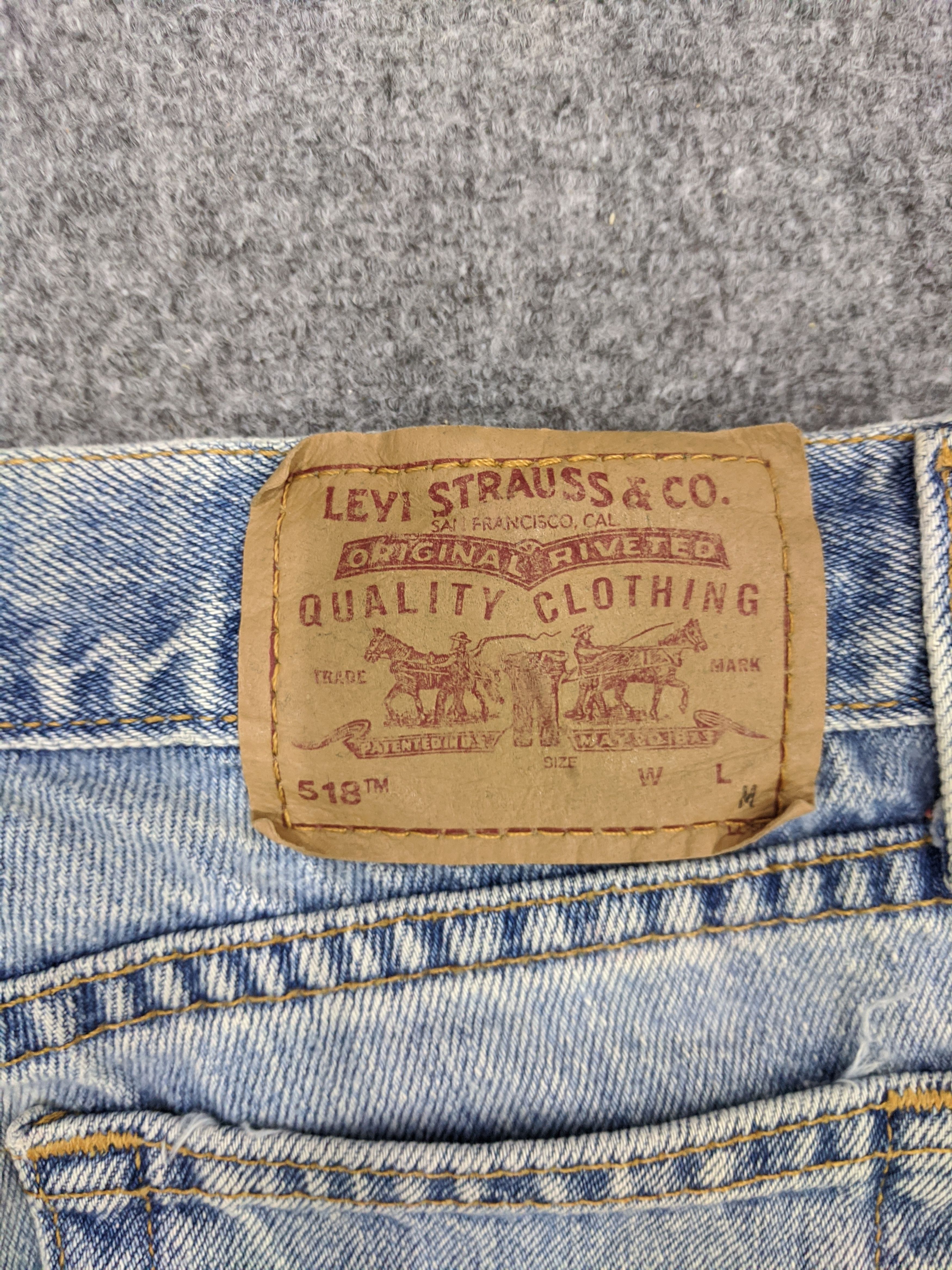 Levi's Vintage Levis 518 Jeans DP1016 Size US 29 - 5 Thumbnail