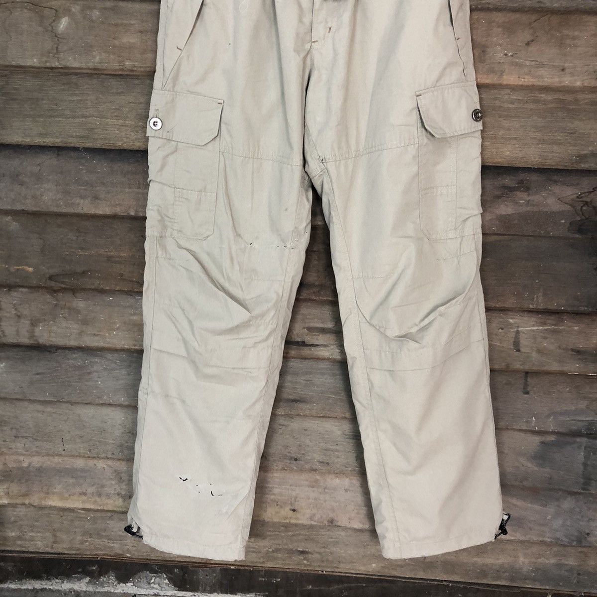 Japanese Brand Outdoor Brown hiking track multipocket Cargo Pants #7024 Size US 33 - 3 Thumbnail