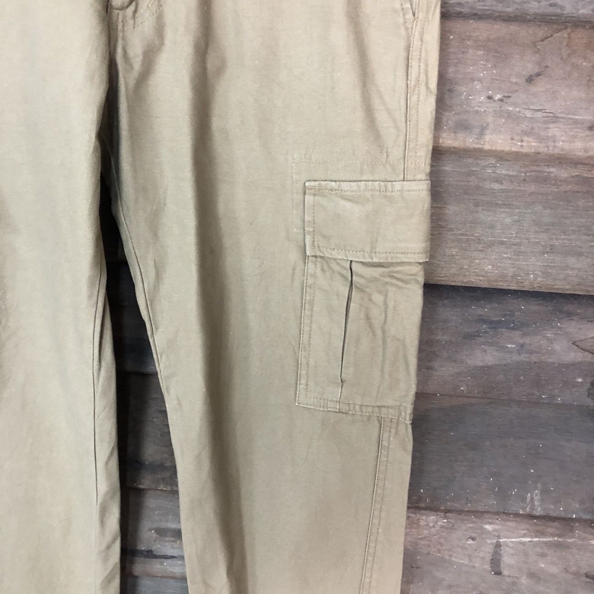 Japanese Brand Point Loma Brown multi pocket utility Cargo Pants #3396 Size US 32 / EU 48 - 7 Thumbnail