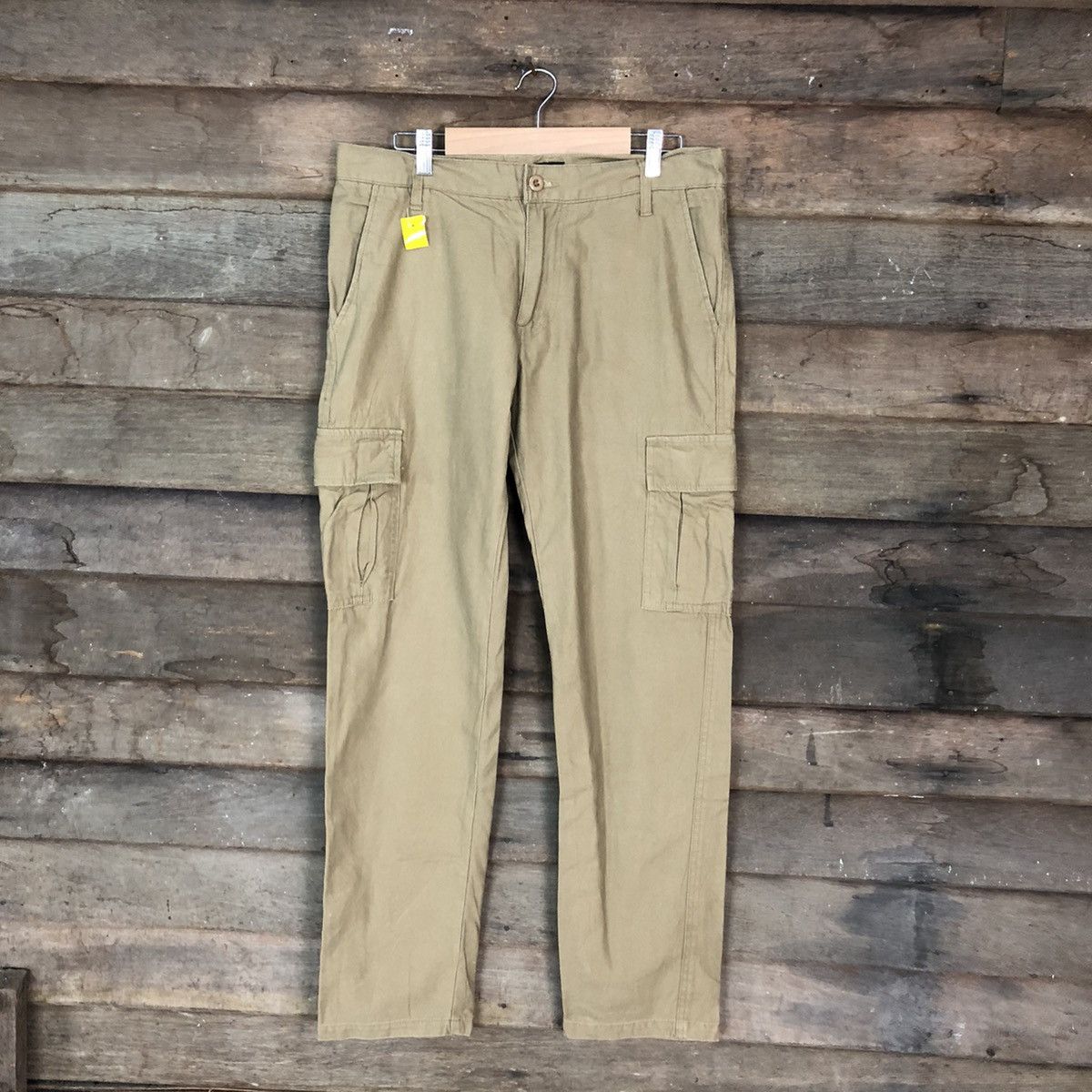 Japanese Brand Point Loma Brown multi pocket utility Cargo Pants #3396 Size US 32 / EU 48 - 1 Thumbnail