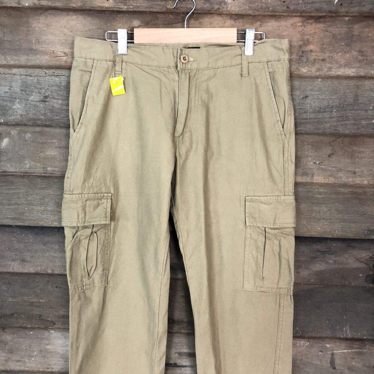 Japanese Brand Point Loma Brown multi pocket utility Cargo Pants #3396 Size US 32 / EU 48 - 2 Thumbnail