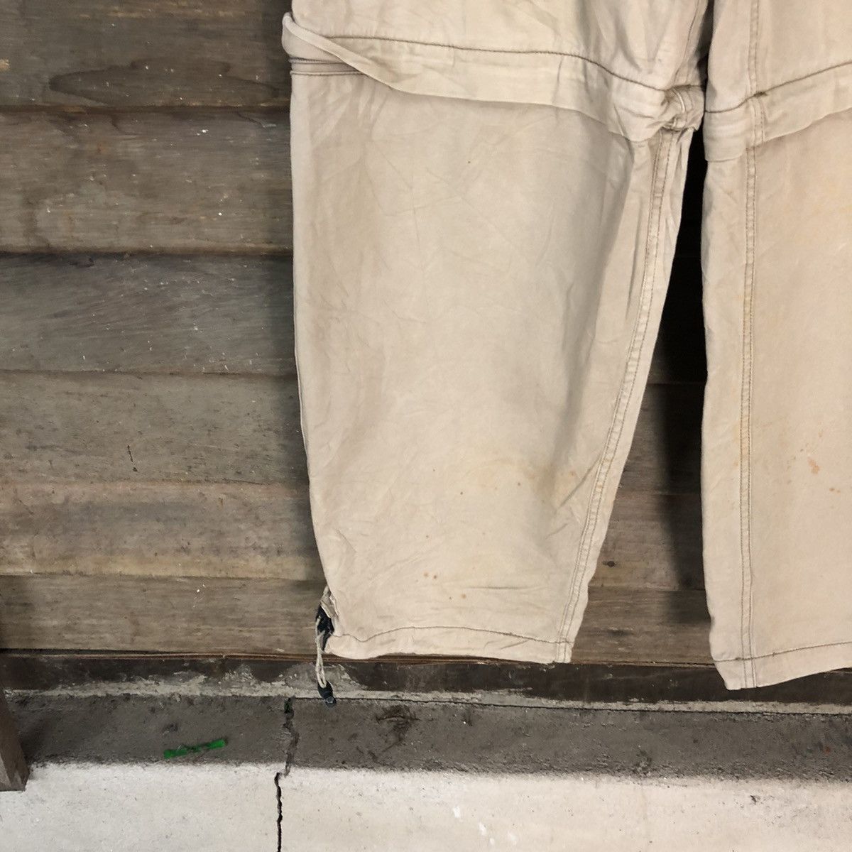 Japanese Brand × Vintage Japanese Brand Brown multi pocket utility Cargo Pants #6896 Size US 32 / EU 48 - 8 Thumbnail