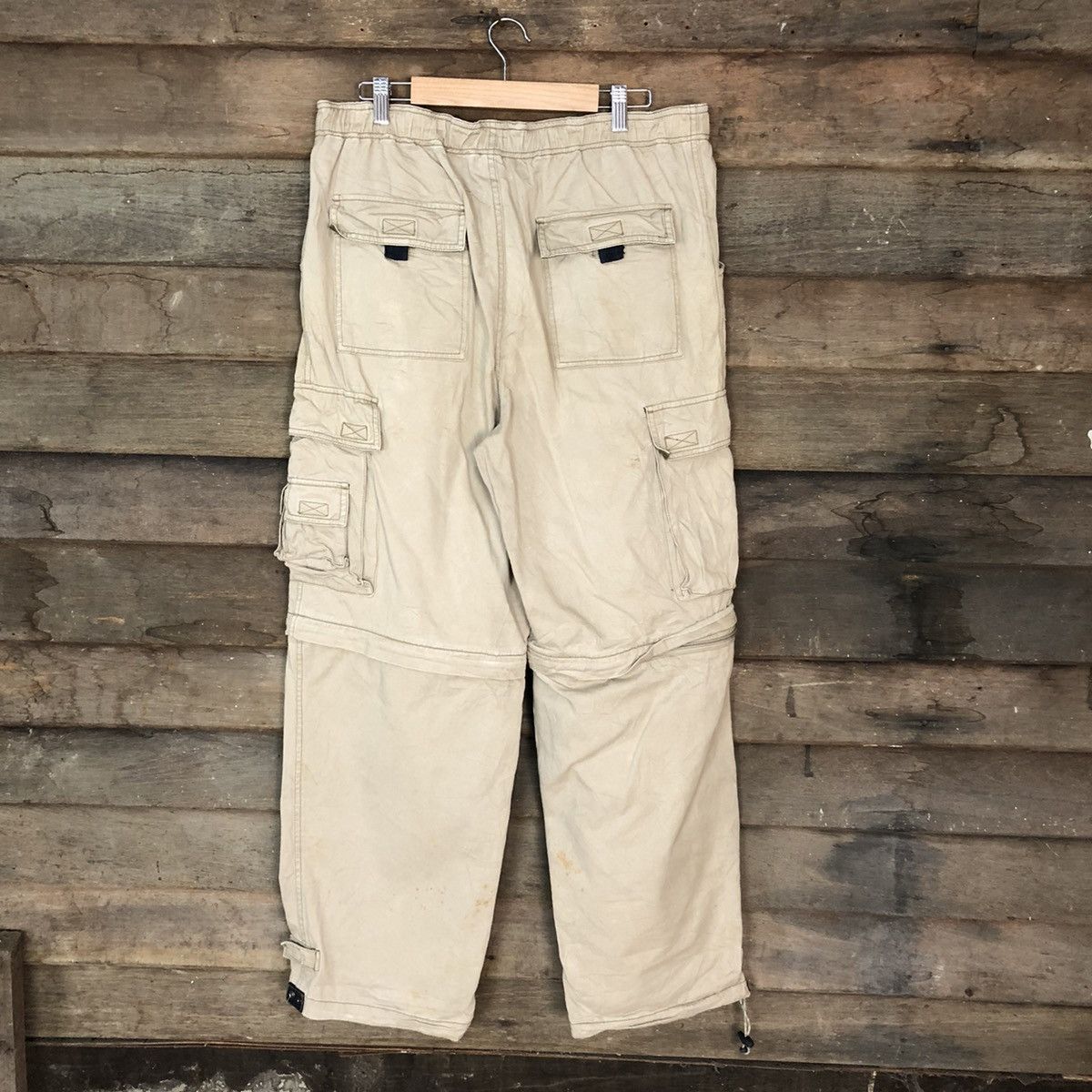 Japanese Brand × Vintage Japanese Brand Brown multi pocket utility Cargo Pants #6896 Size US 32 / EU 48 - 10 Thumbnail