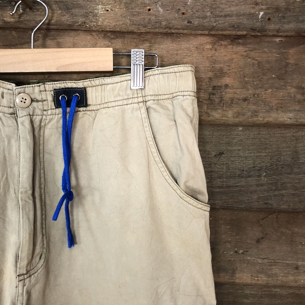 Japanese Brand × Vintage Japanese Brand Brown multi pocket utility Cargo Pants #6896 Size US 32 / EU 48 - 5 Thumbnail