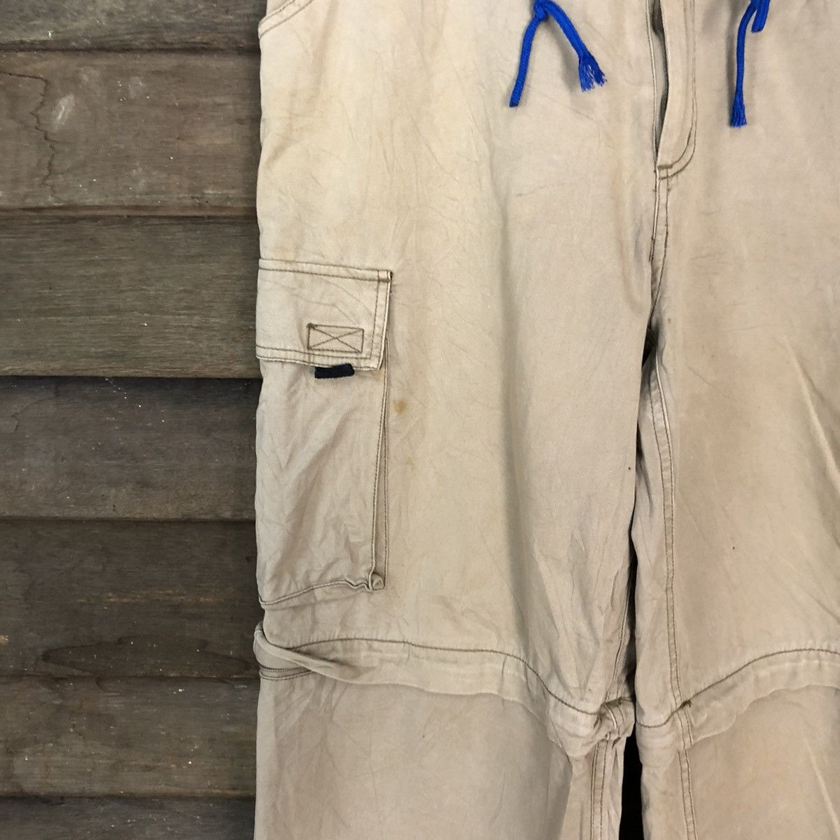 Japanese Brand × Vintage Japanese Brand Brown multi pocket utility Cargo Pants #6896 Size US 32 / EU 48 - 6 Thumbnail