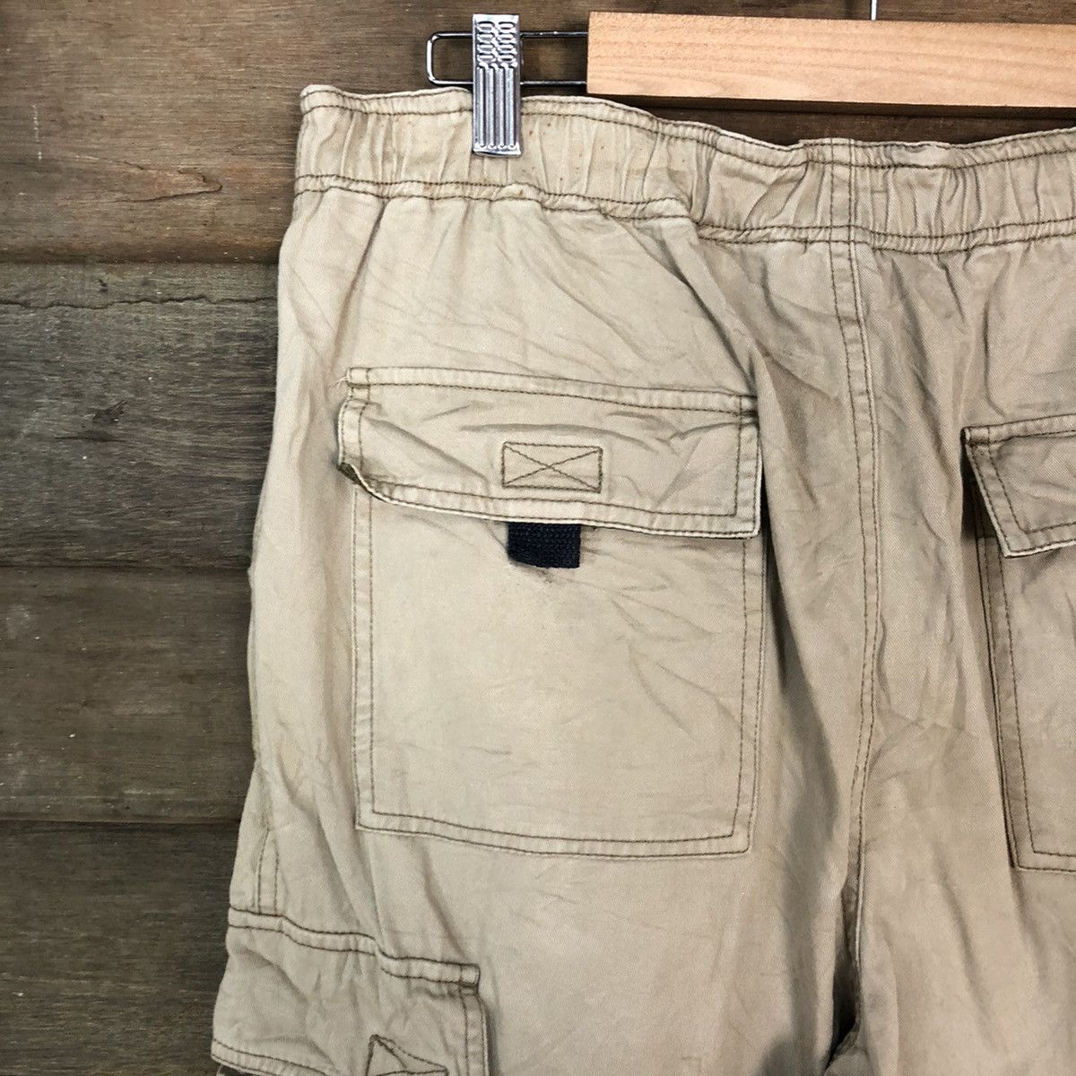 Japanese Brand × Vintage Japanese Brand Brown multi pocket utility Cargo Pants #6896 Size US 32 / EU 48 - 13 Thumbnail