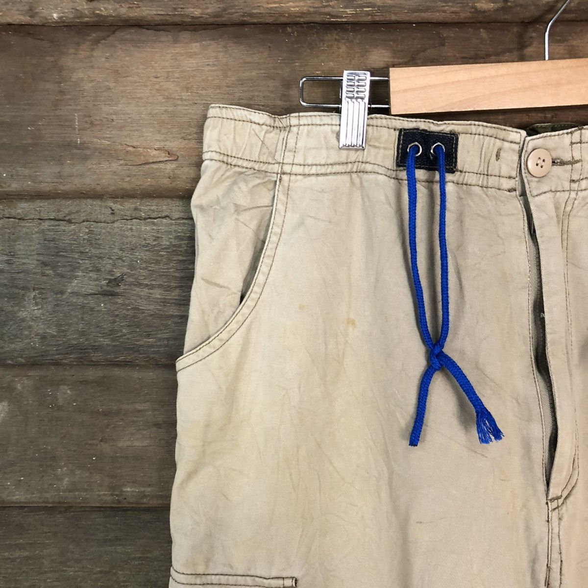 Japanese Brand × Vintage Japanese Brand Brown multi pocket utility Cargo Pants #6896 Size US 32 / EU 48 - 4 Thumbnail