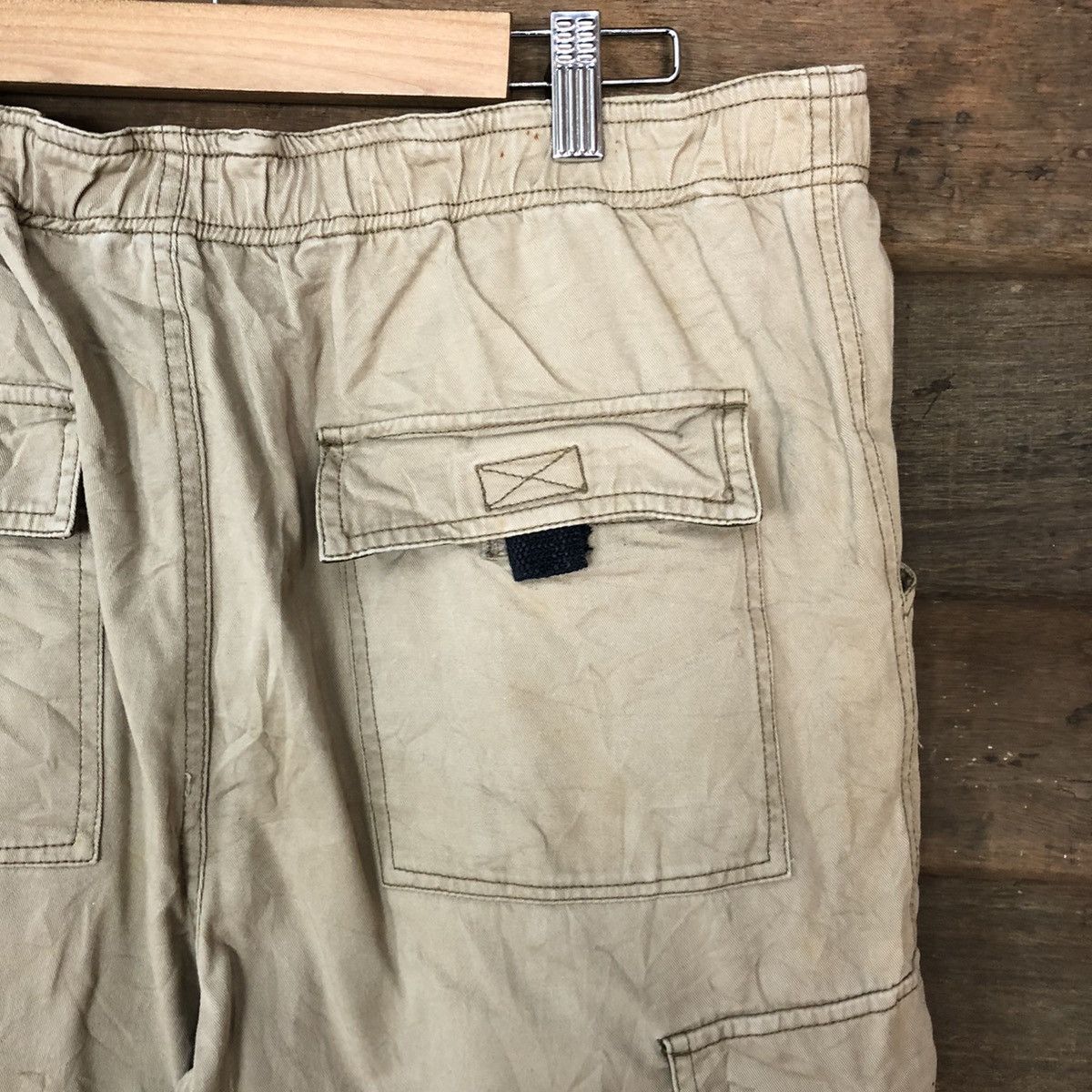 Japanese Brand × Vintage Japanese Brand Brown multi pocket utility Cargo Pants #6896 Size US 32 / EU 48 - 14 Thumbnail
