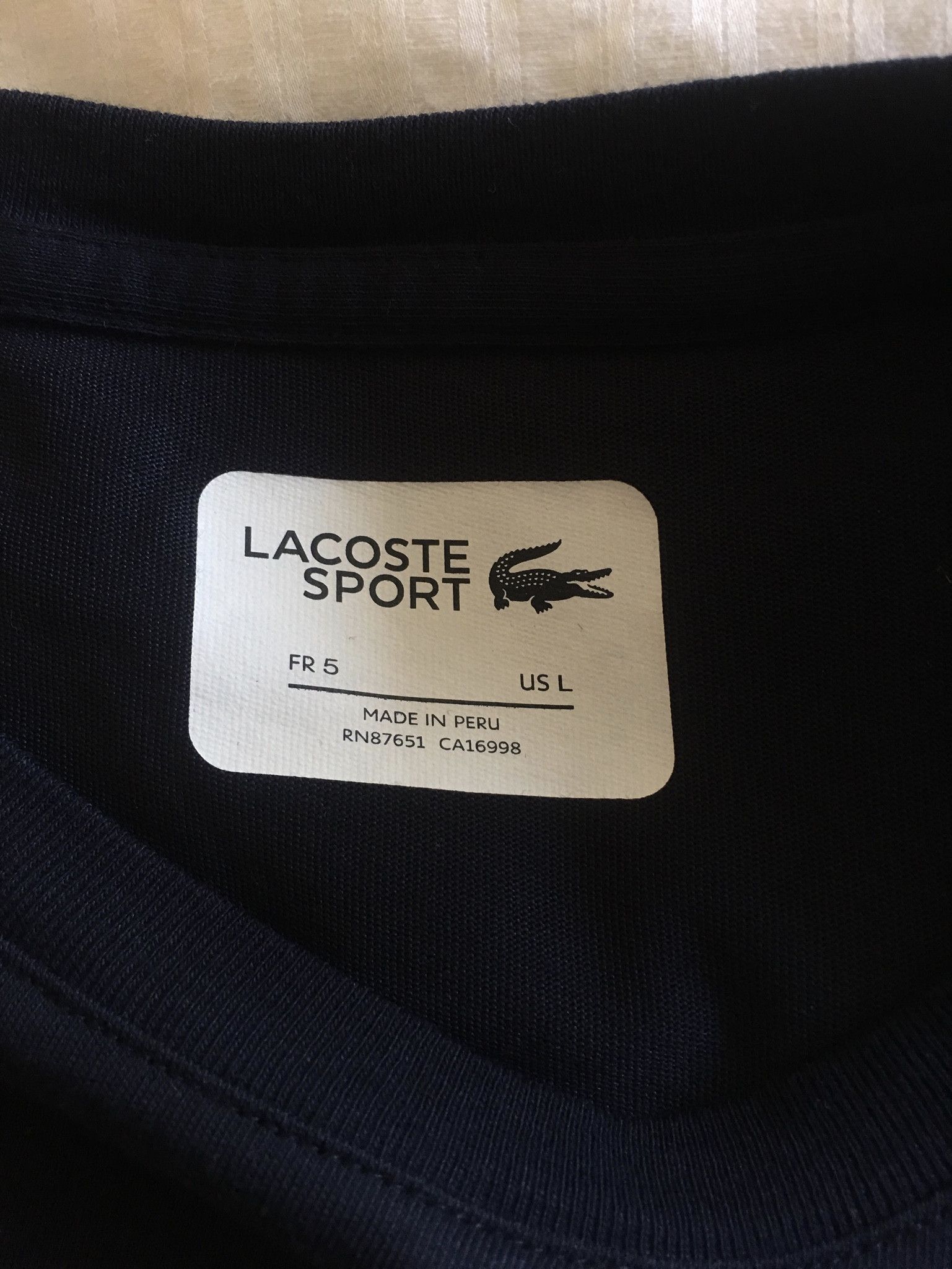 Lacoste Lacoste Sport Dryfit T-shirt Size US L / EU 52-54 / 3 - 3 Thumbnail