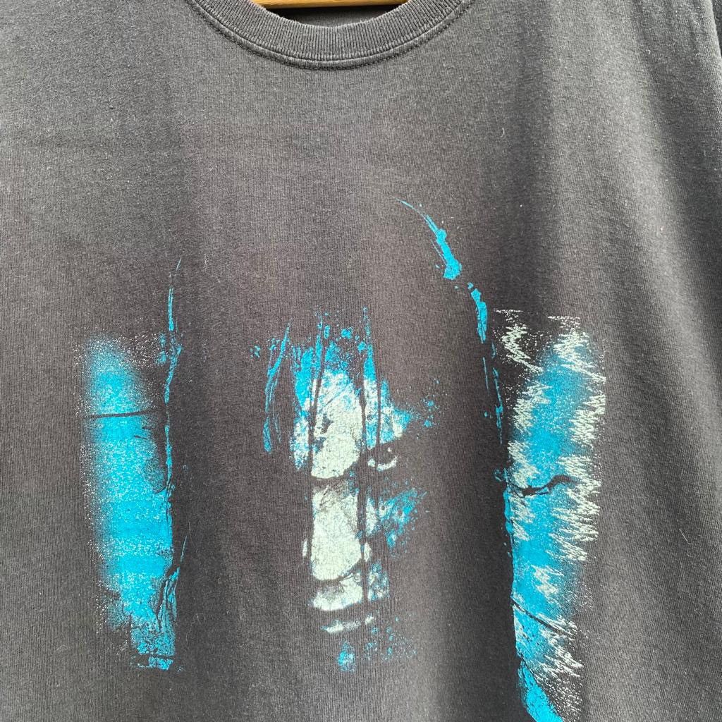 Vintage Thrashed Faded The Ring Samara Tee Movie Promo Horror Y2K Size US XL / EU 56 / 4 - 3 Thumbnail