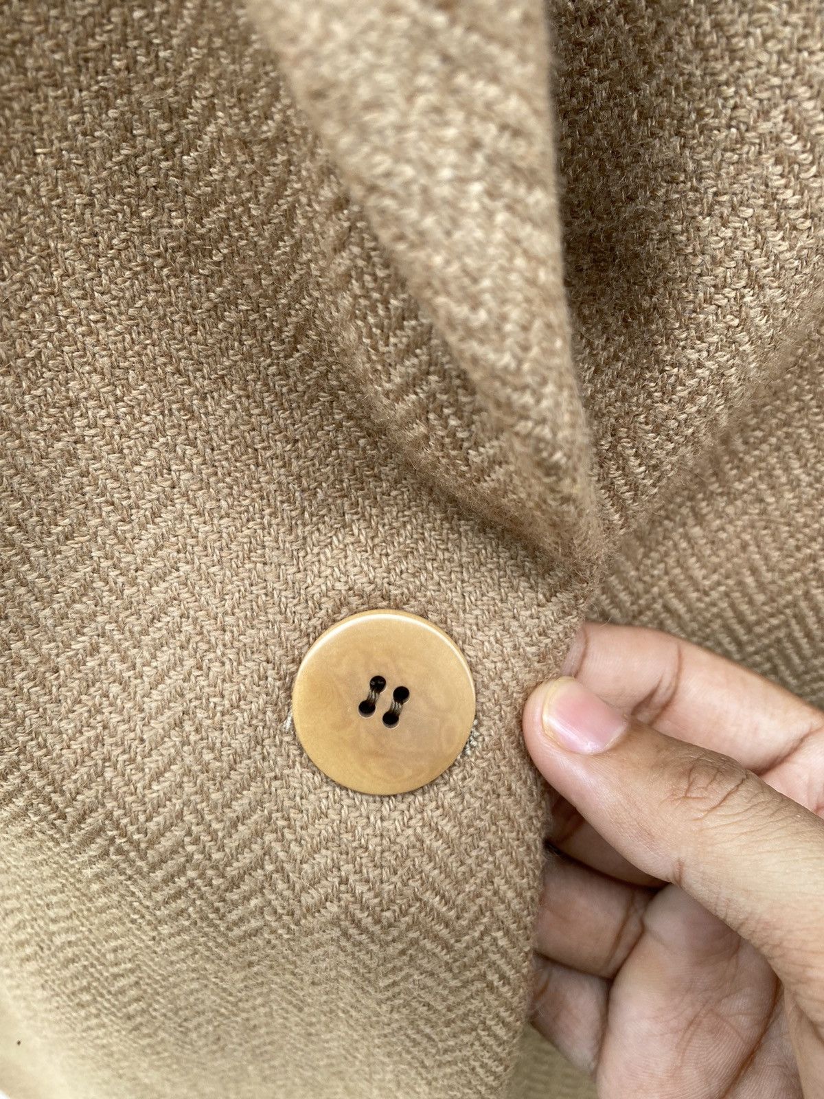Giorgio Armani “GIORGIO ARMANI” Beige Men Blazer - Made in ITALY-RARE COLOR Size 42R - 6 Thumbnail