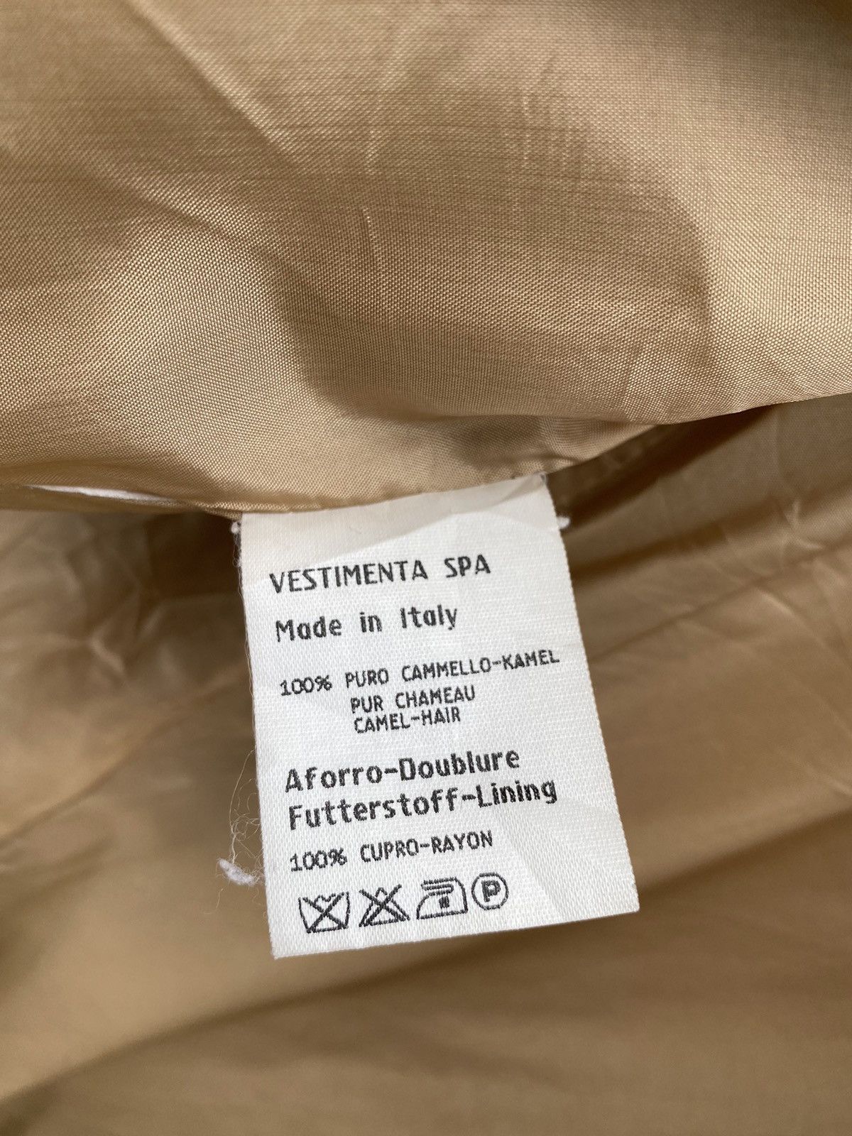 Giorgio Armani “GIORGIO ARMANI” Beige Men Blazer - Made in ITALY-RARE COLOR Size 42R - 7 Thumbnail