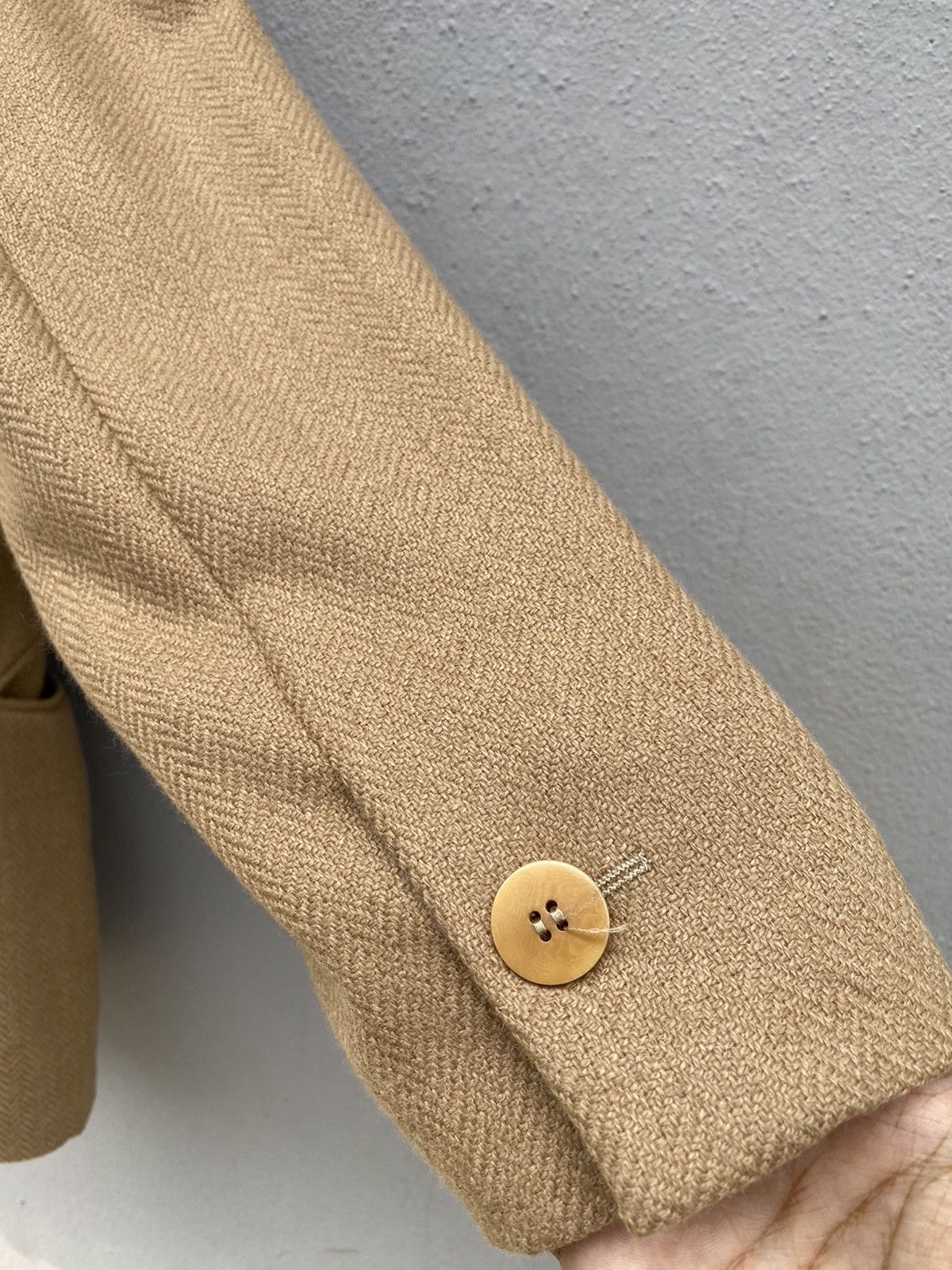 Giorgio Armani “GIORGIO ARMANI” Beige Men Blazer - Made in ITALY-RARE COLOR Size 42R - 10 Thumbnail