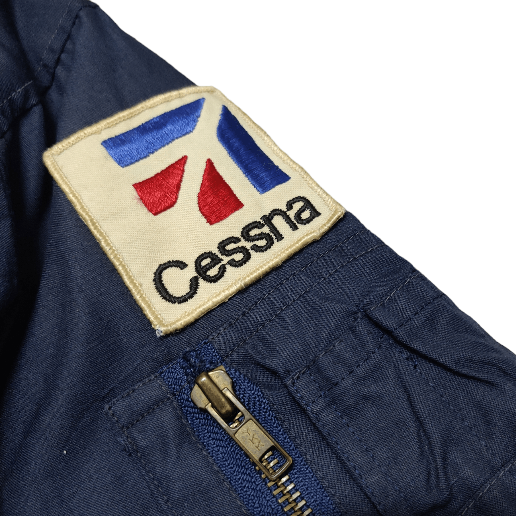 Japanese Brand Vintage Cessna Military Flyers Bomber Jacket Reversible Size US L / EU 52-54 / 3 - 7 Thumbnail